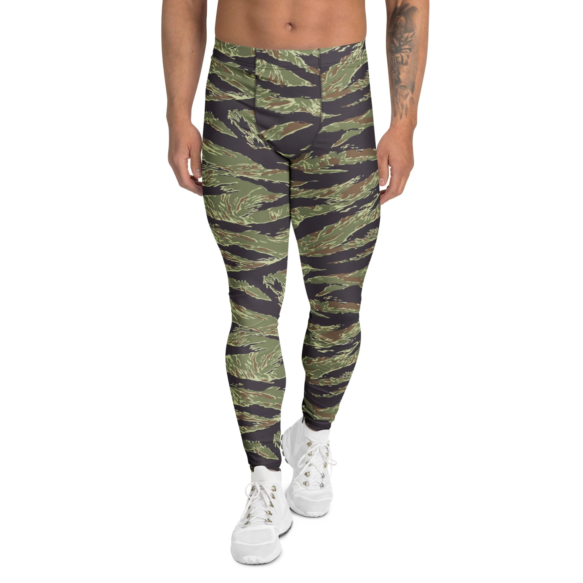 South Vietnamese Marine Corps Tiger Stripe CAMO Mens Leggings