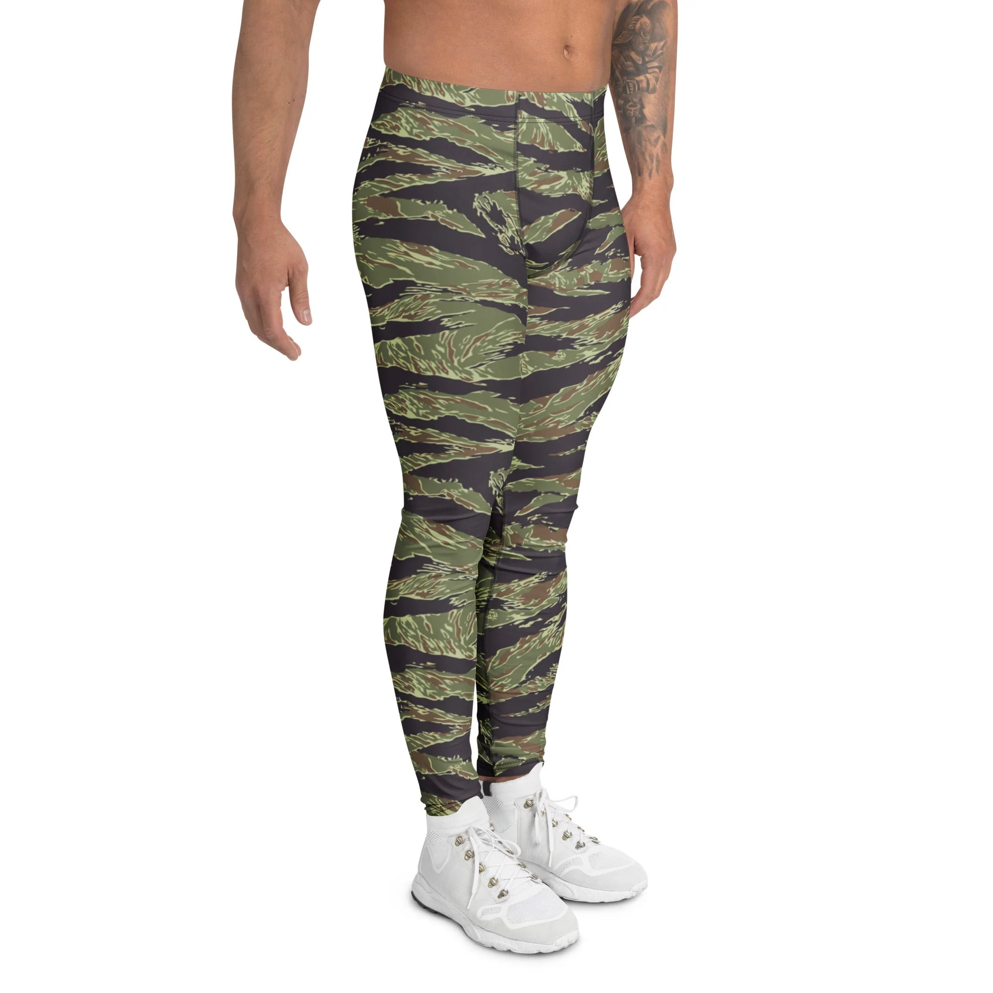 South Vietnamese Marine Corps Tiger Stripe CAMO Mens Leggings - Image 3