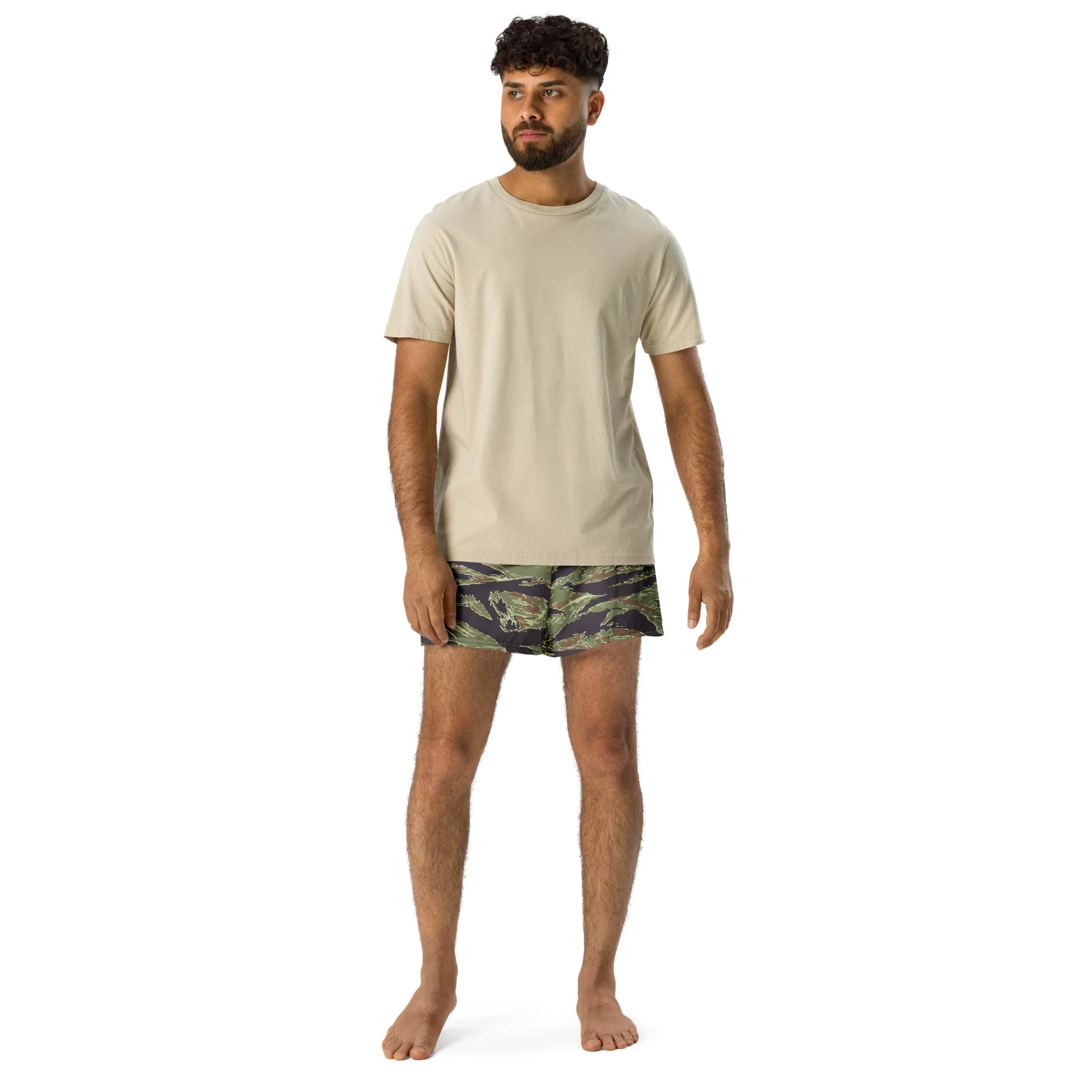 South Vietnamese Marine Corps Tiger Stripe CAMO Unisex Athletic Shorts - Image 5