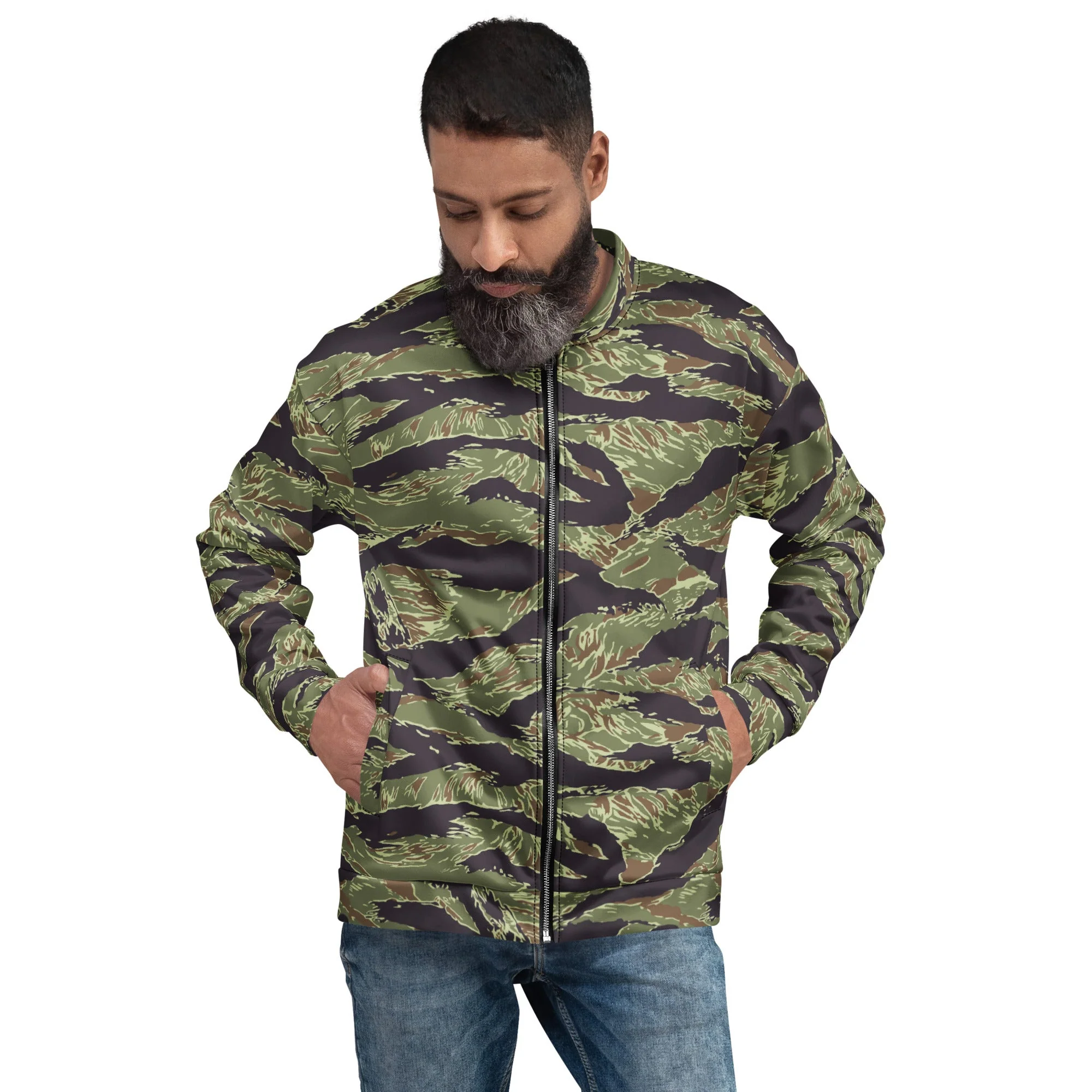 South Vietnamese Marine Corps Tiger Stripe CAMO Unisex Bomber Jacket