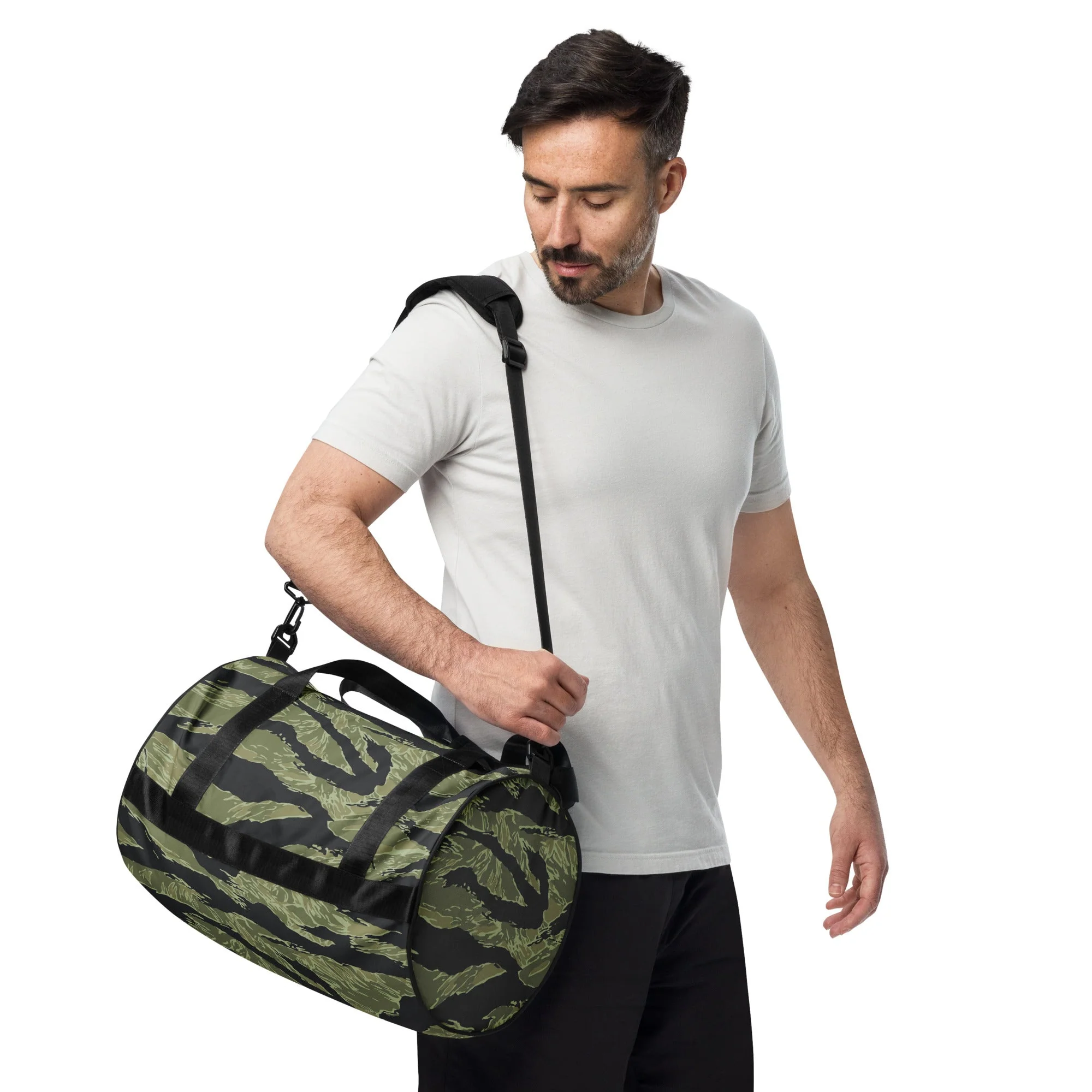 South Vietnamese Sea Wave Tiger Stripe CAMO Gym Bag