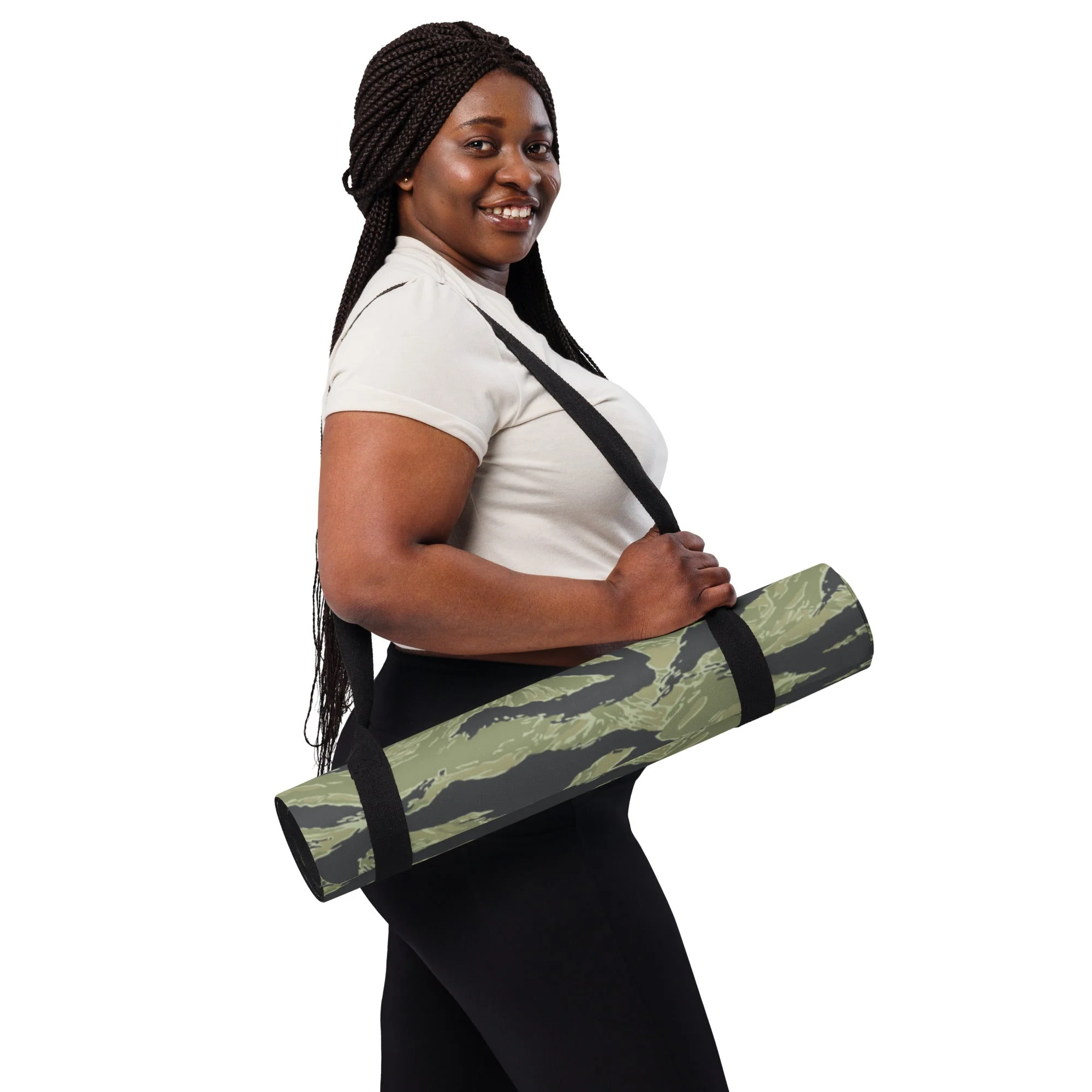 South Vietnamese Sea Wave Tiger Stripe CAMO Yoga Mat - Image 9