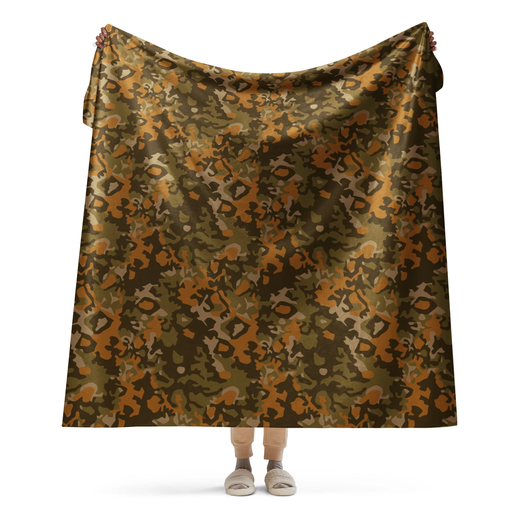 Spanish Sahara CAMO Sherpa Blanket