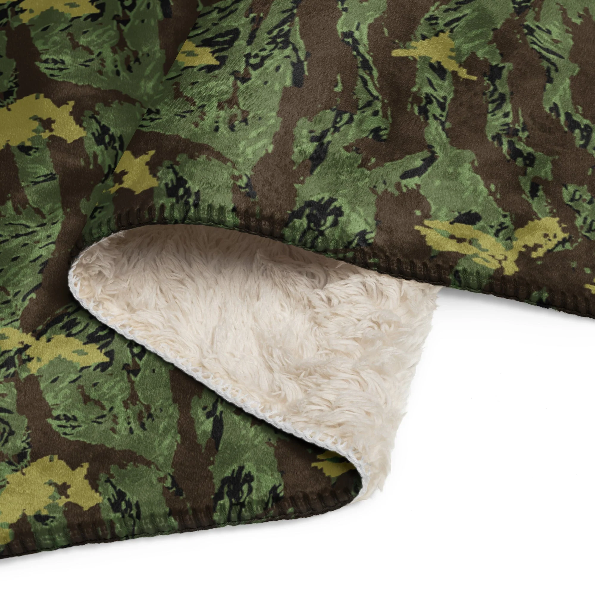 Tiger Stripe Special Purpose Canopy CAMO Sherpa Blanket - Image 2