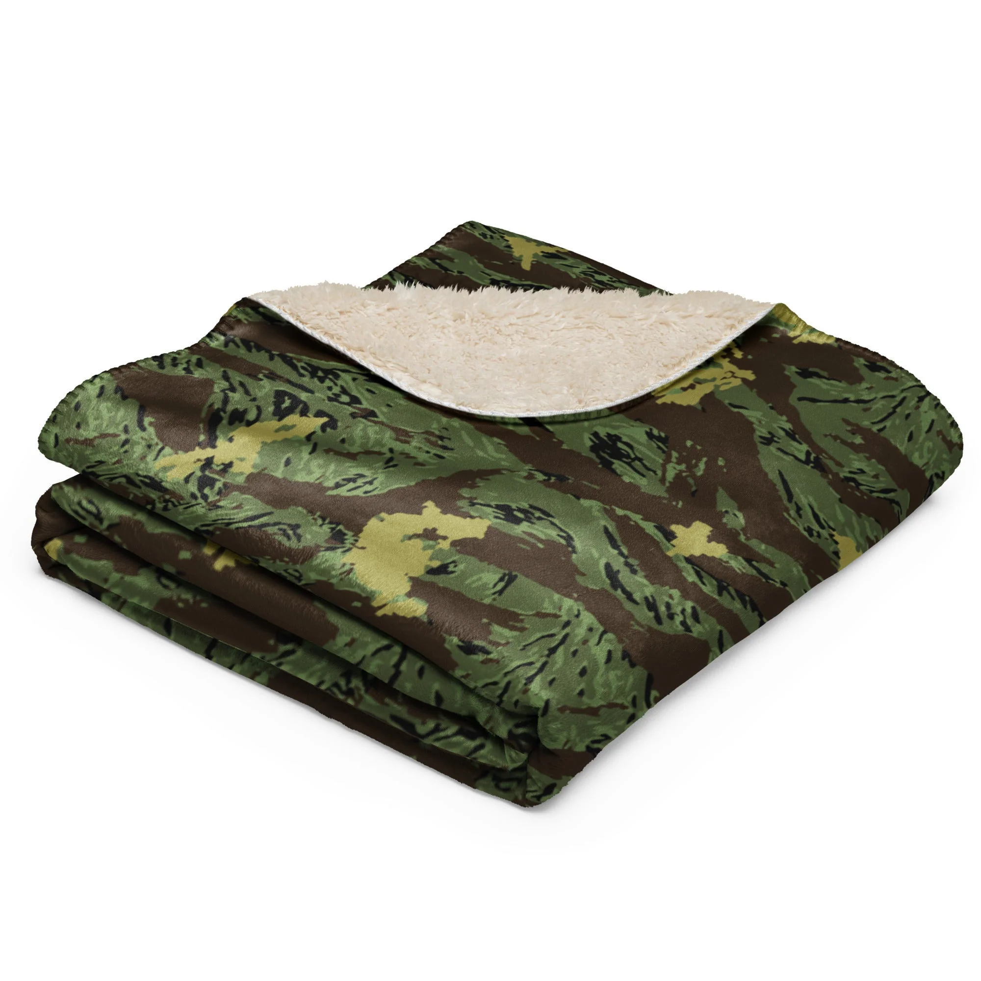 Tiger Stripe Special Purpose Canopy CAMO Sherpa Blanket - Image 6