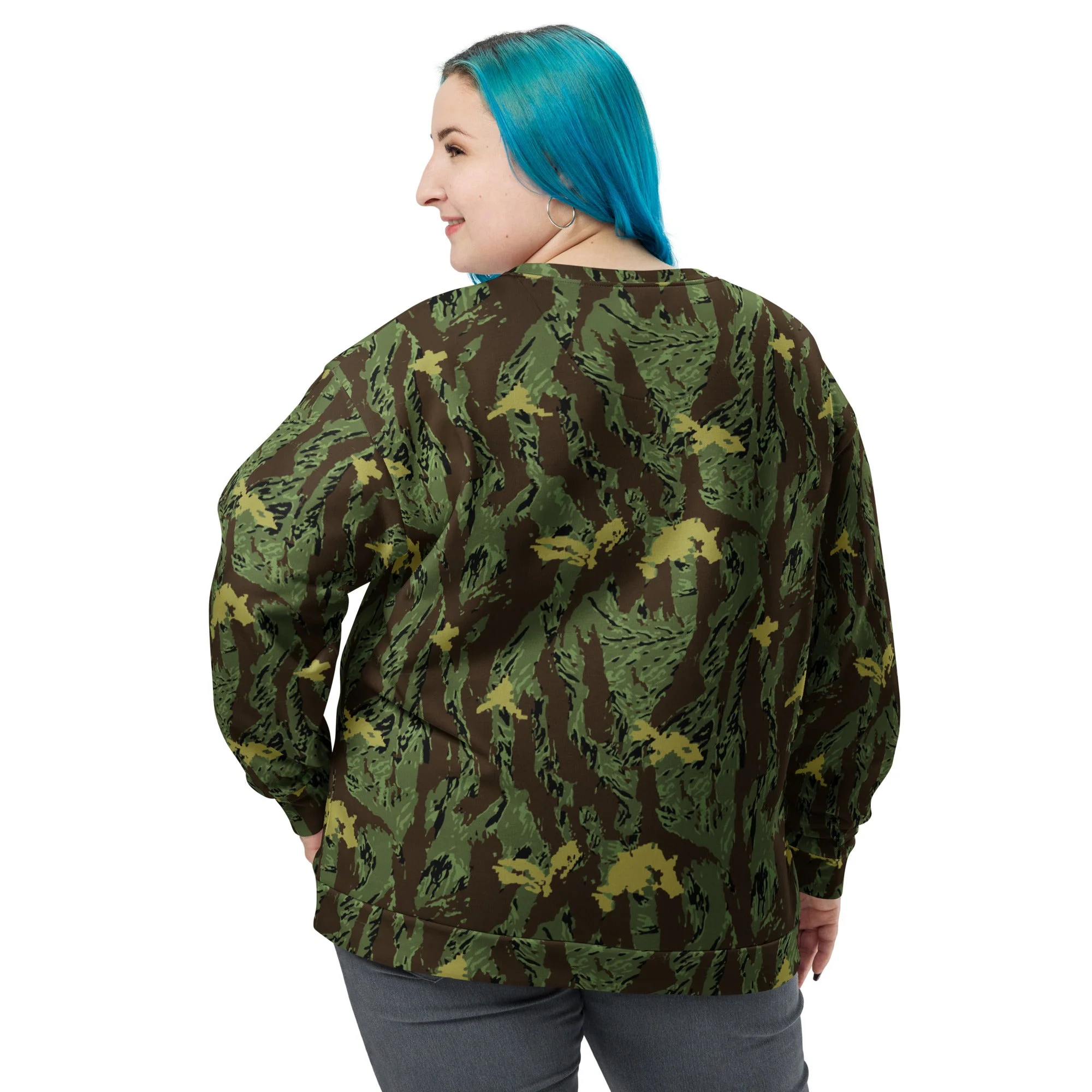 Tiger Stripe Special Purpose Canopy CAMO Unisex Sweatshirt - Image 12