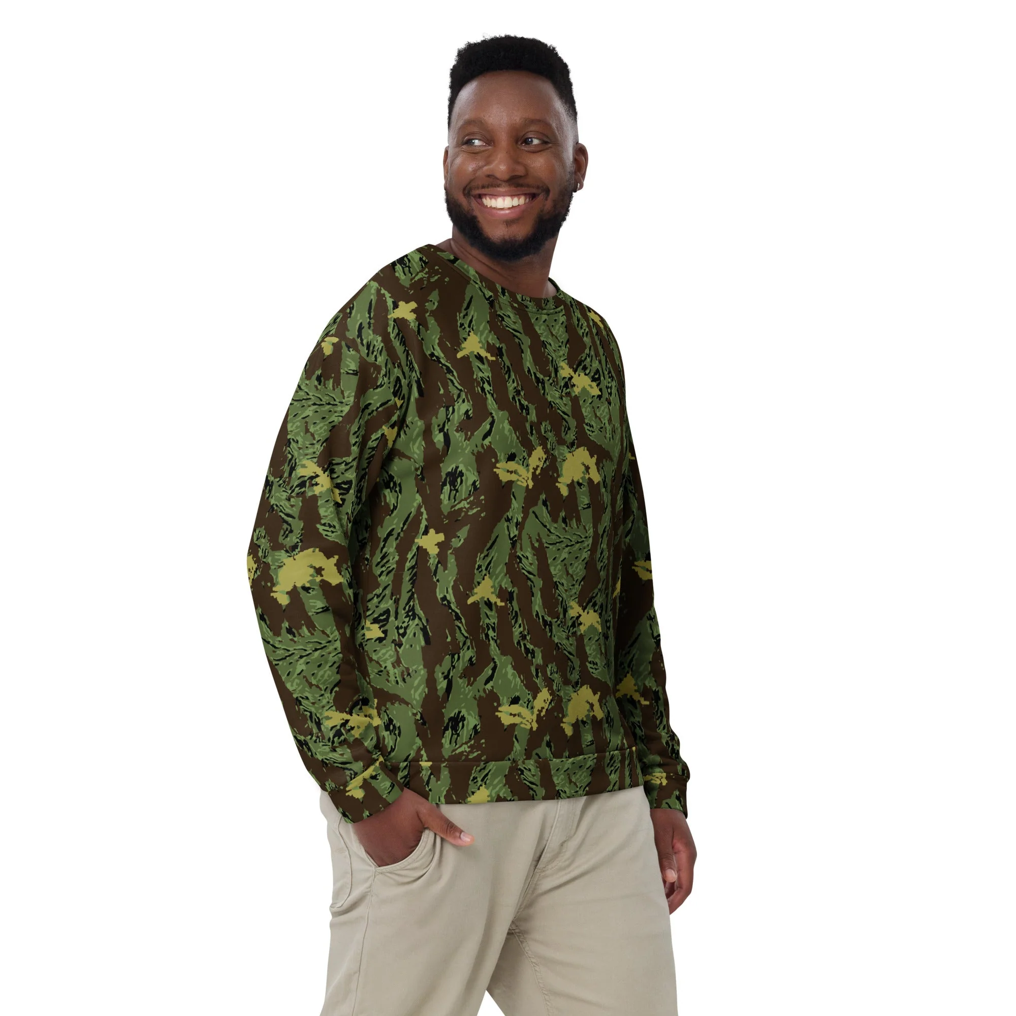 Tiger Stripe Special Purpose Canopy CAMO Unisex Sweatshirt - Image 5