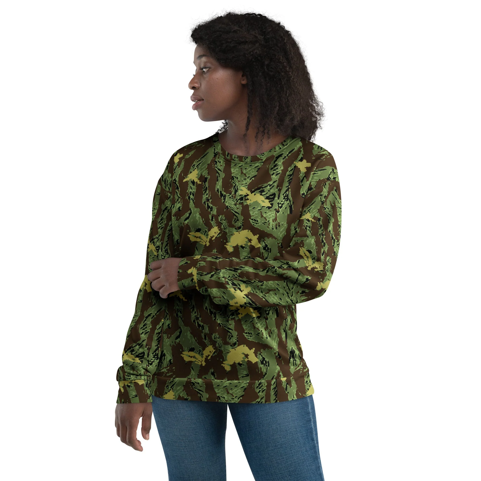Tiger Stripe Special Purpose Canopy CAMO Unisex Sweatshirt - Image 6