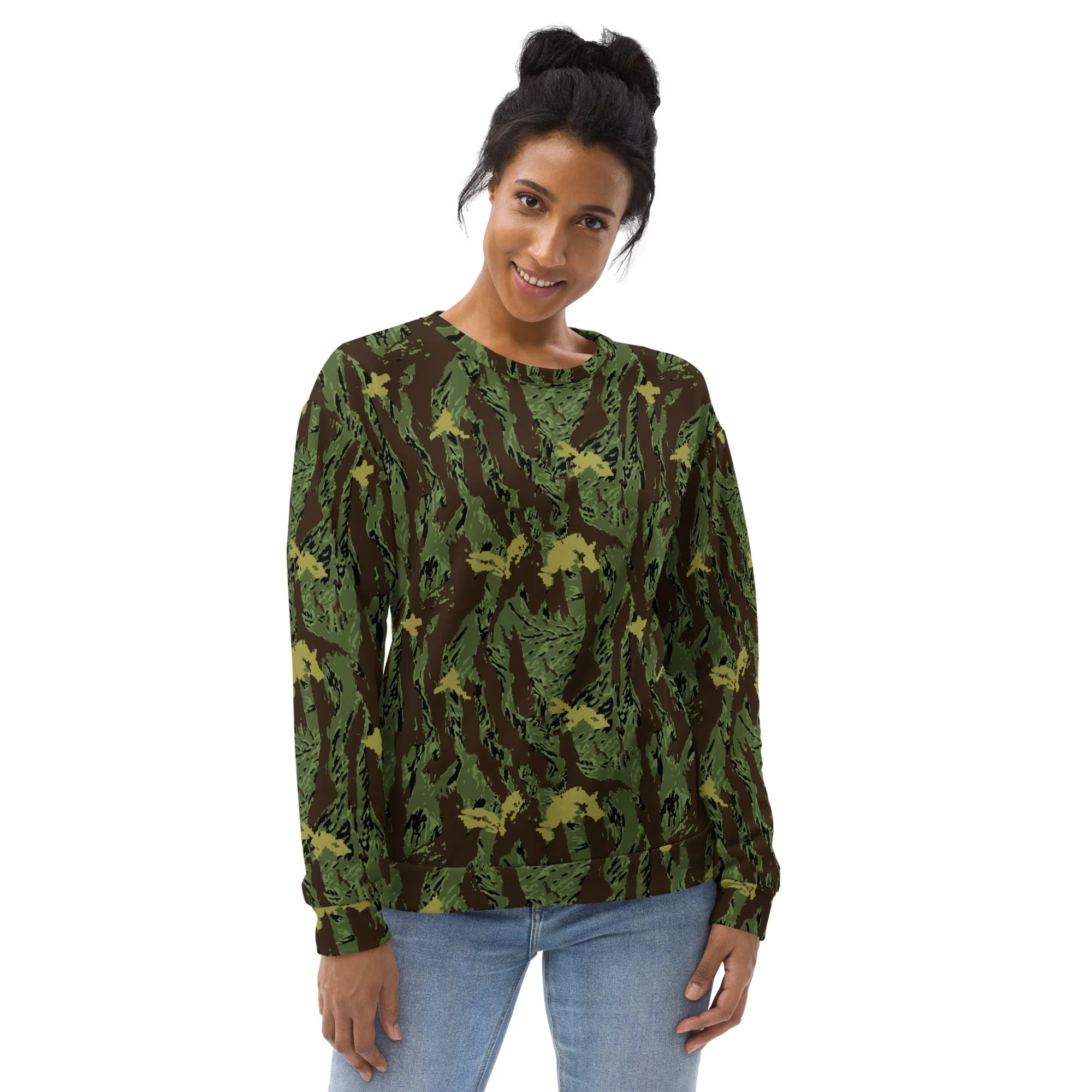 Tiger Stripe Special Purpose Canopy CAMO Unisex Sweatshirt - Image 8