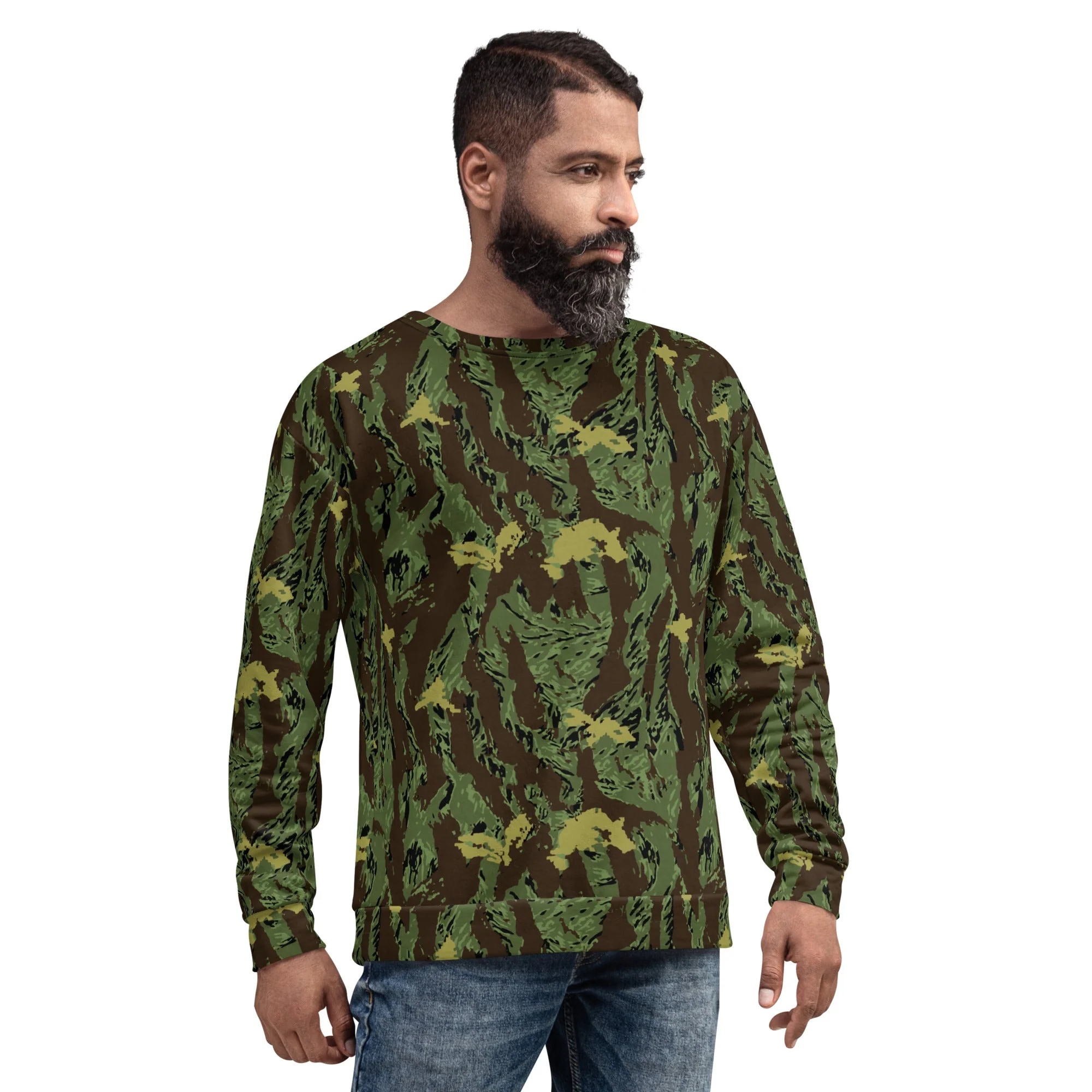 Tiger Stripe Special Purpose Canopy CAMO Unisex Sweatshirt - Image 9