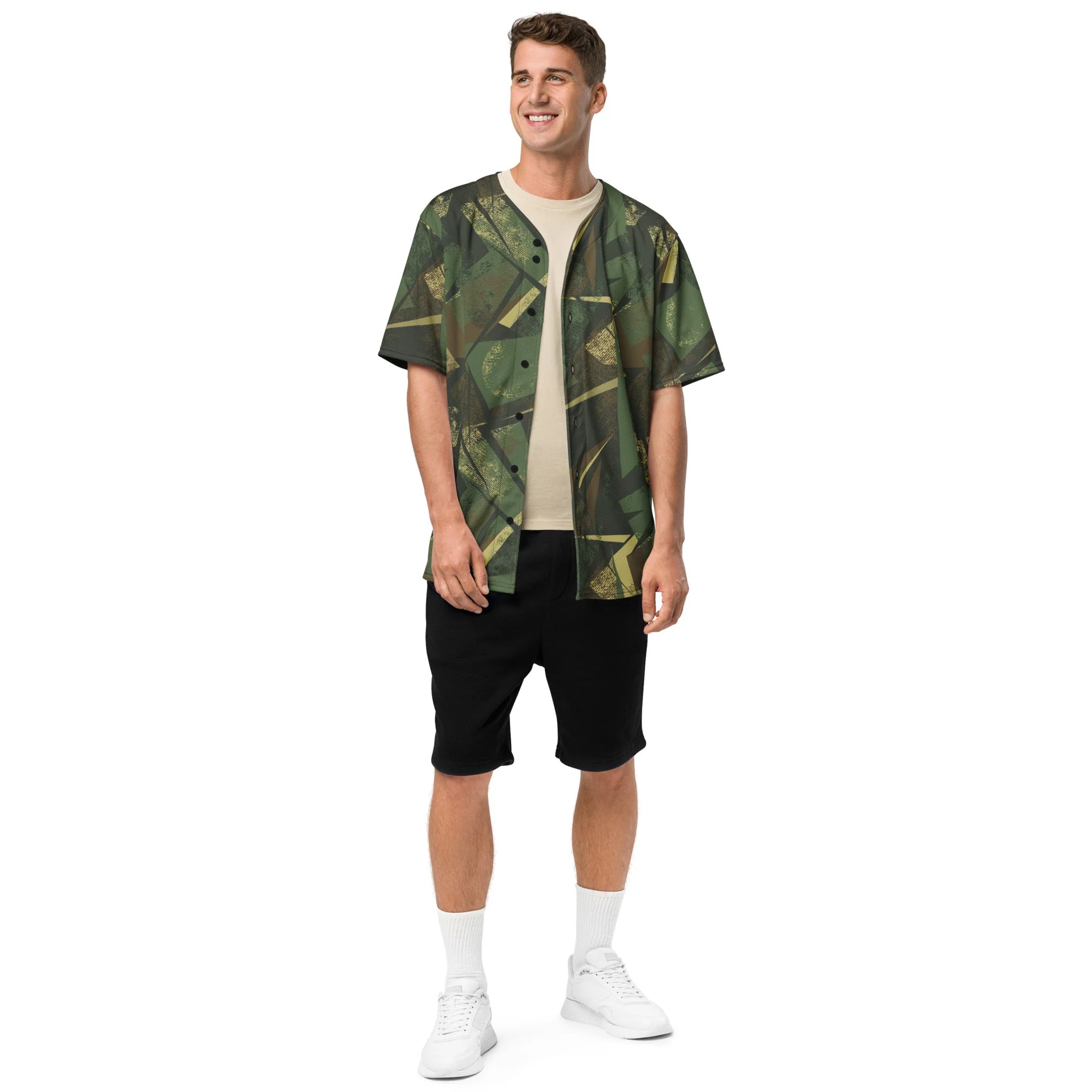 Splinter Vector Jungle CAMO Unisex Baseball Jersey - Image 14
