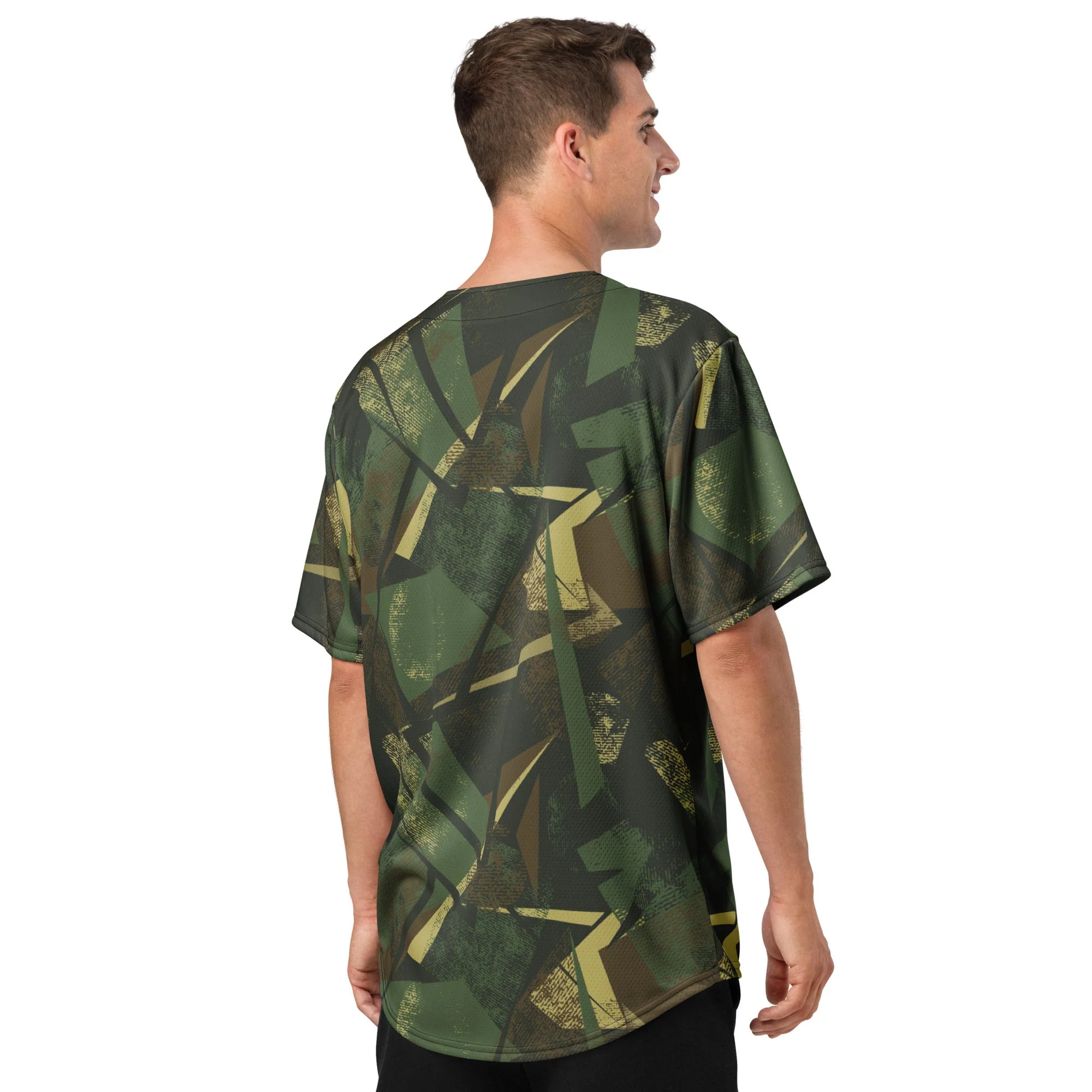 Splinter Vector Jungle CAMO Unisex Baseball Jersey - Image 8