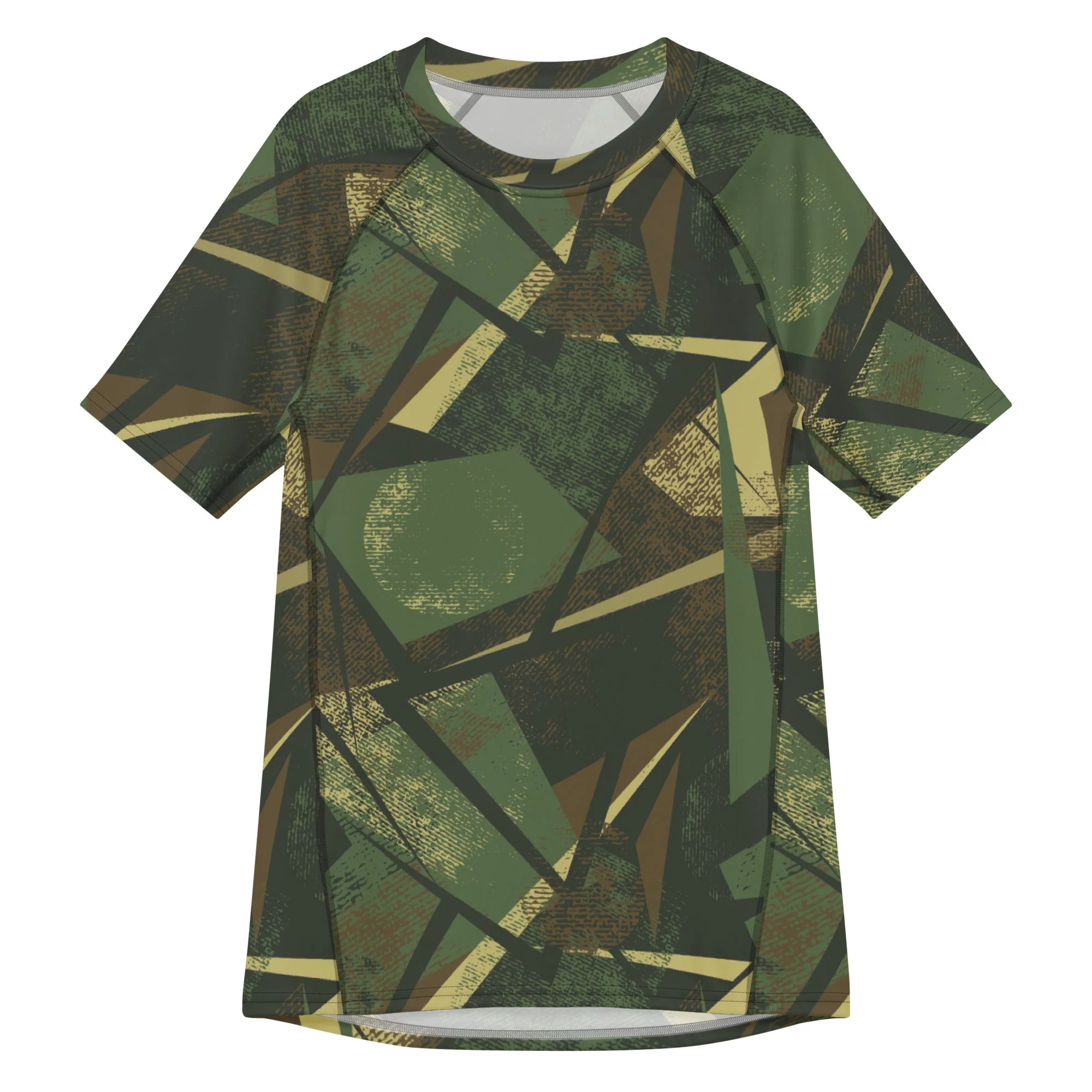 Splinter Vector Jungle CAMO Mens Short-Sleeve Rash Guard
