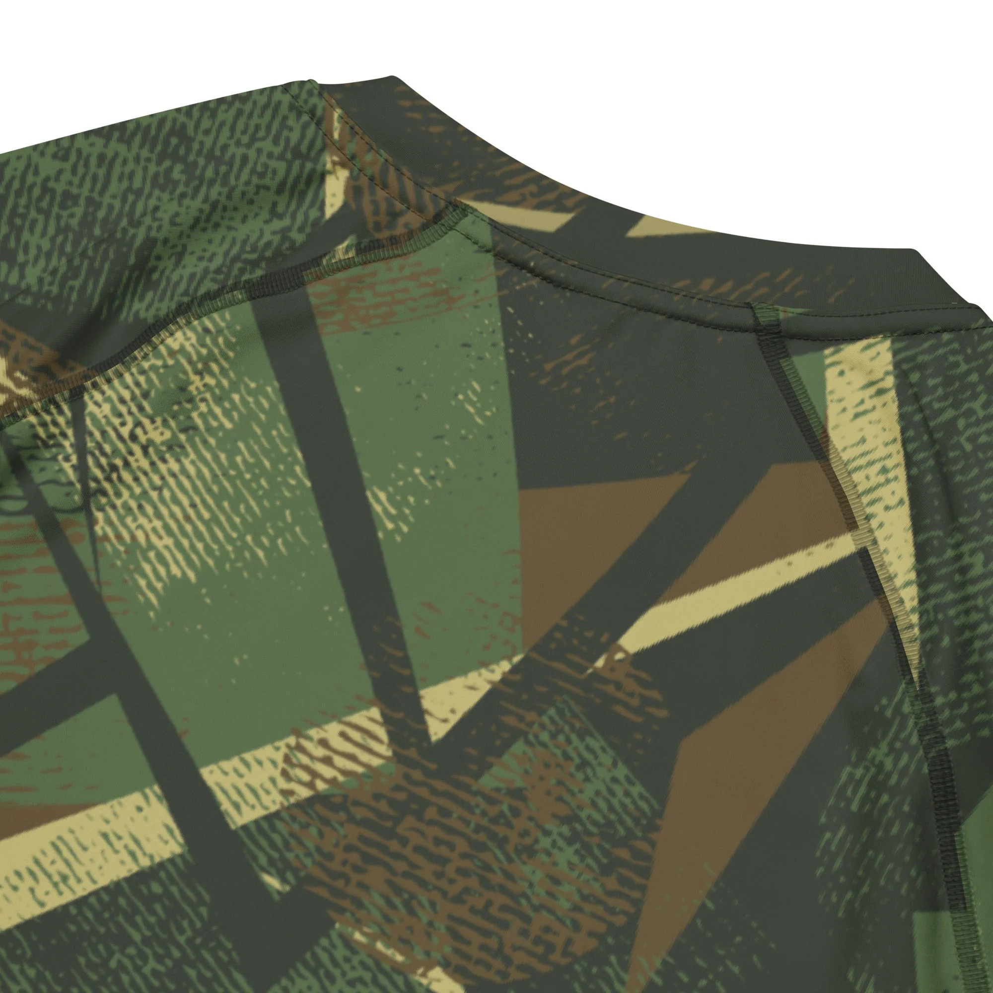Splinter Vector Jungle CAMO Mens Short-Sleeve Rash Guard - Image 9