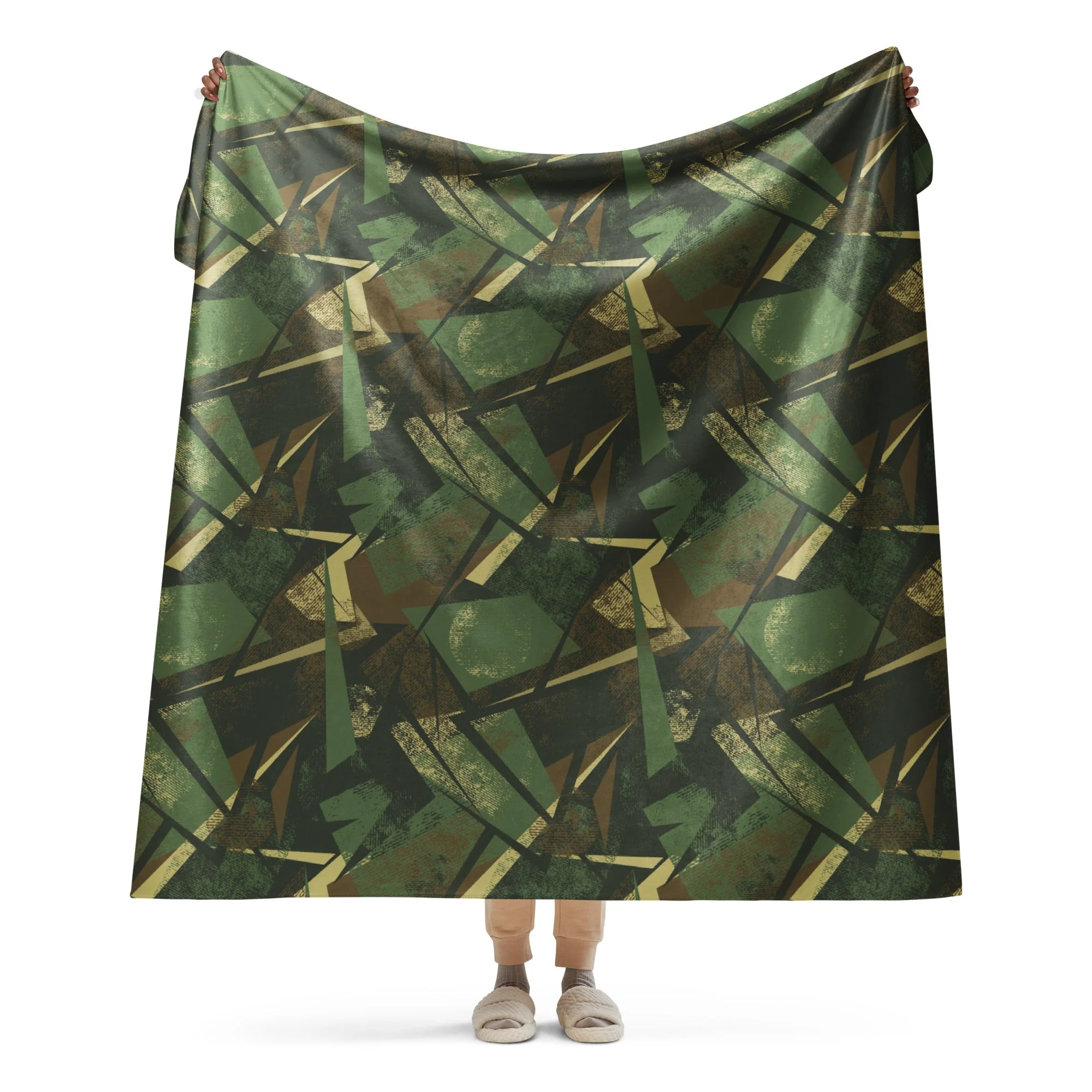 Splinter Vector Jungle CAMO Sherpa Blanket