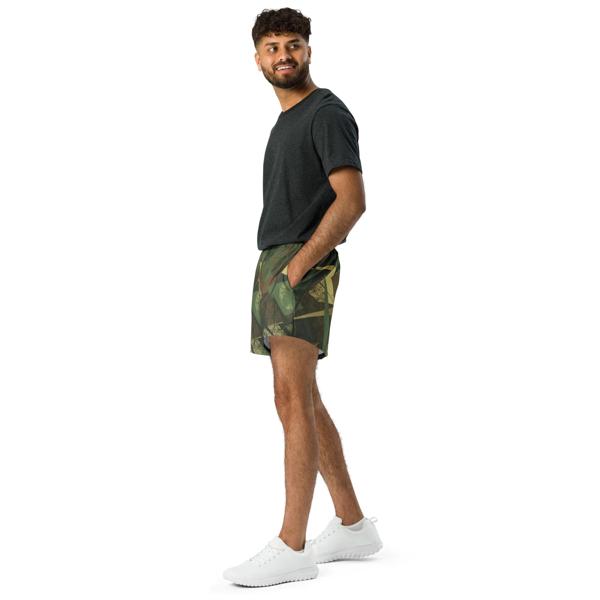 Splinter Vector Jungle CAMO Unisex Athletic Shorts - Image 6