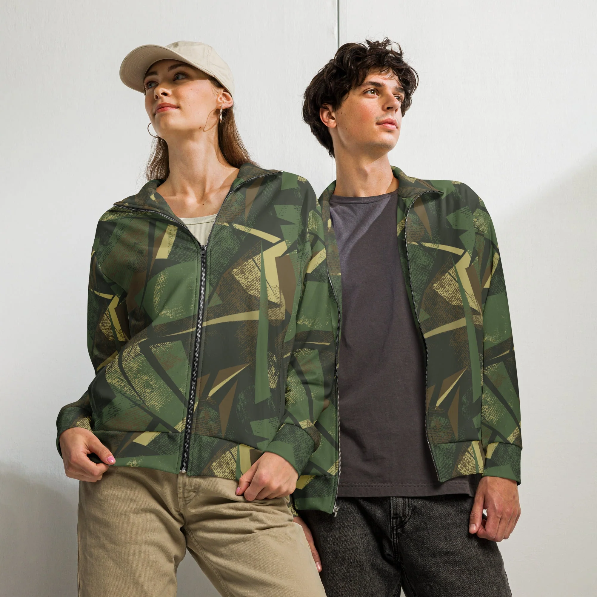 Splinter Vector Jungle CAMO Unisex Track Jacket