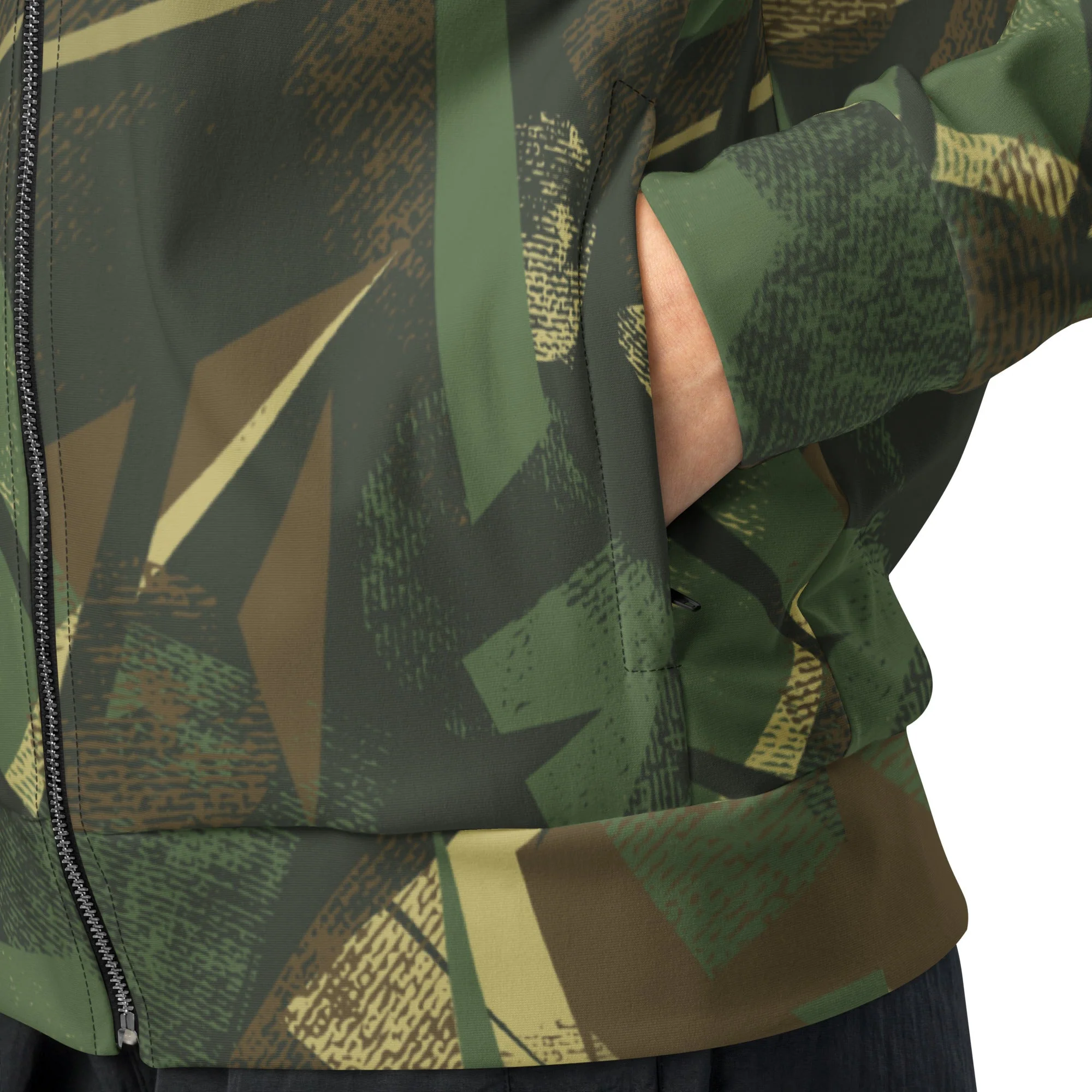 Splinter Vector Jungle CAMO Unisex Track Jacket - Image 3