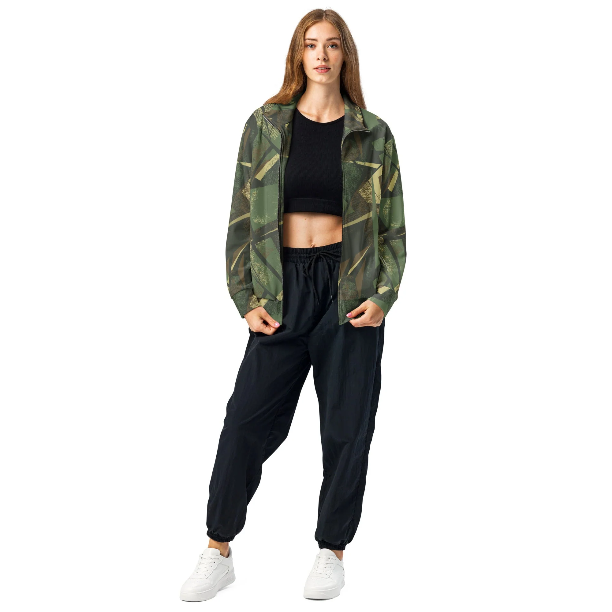 Splinter Vector Jungle CAMO Unisex Track Jacket - Image 5