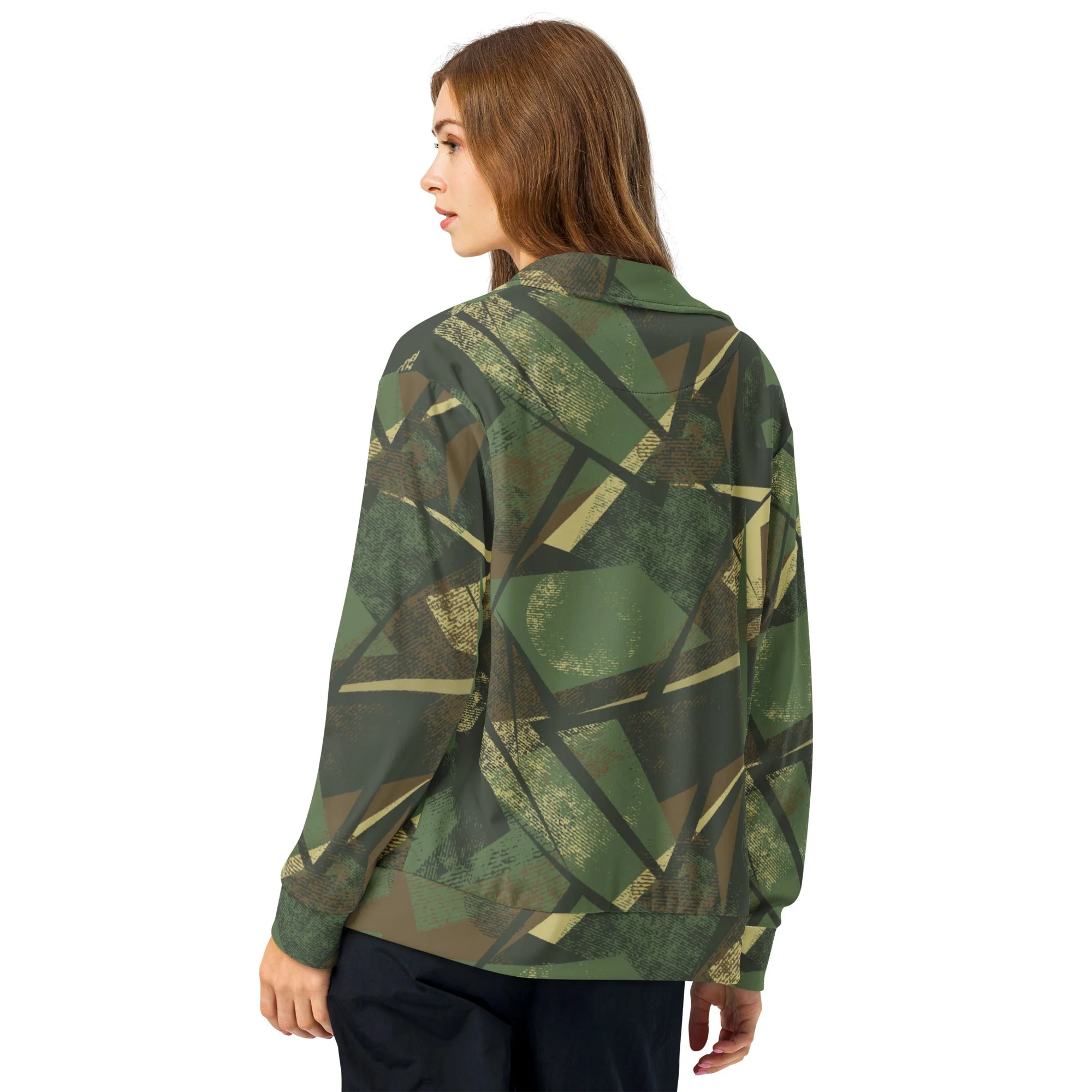 Splinter Vector Jungle CAMO Unisex Track Jacket - Image 6