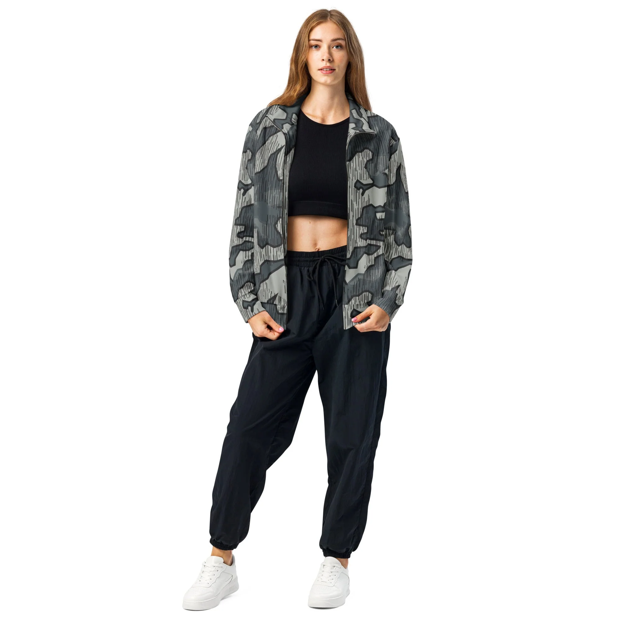 German Splittermuster Urban CAMO Unisex Track Jacket - Image 5