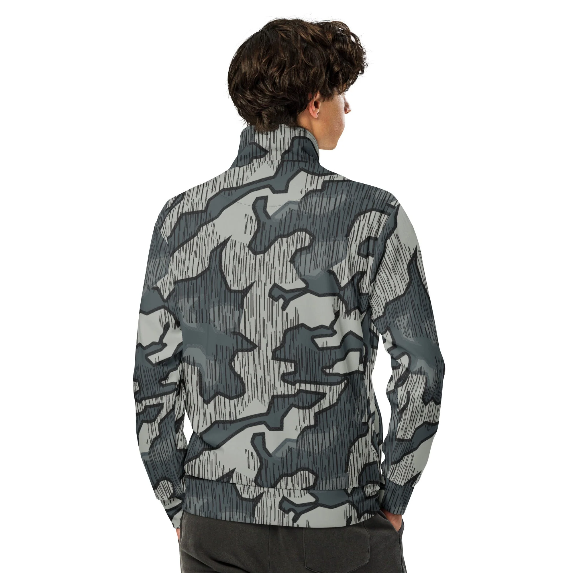 German Splittermuster Urban CAMO Unisex Track Jacket - Image 8