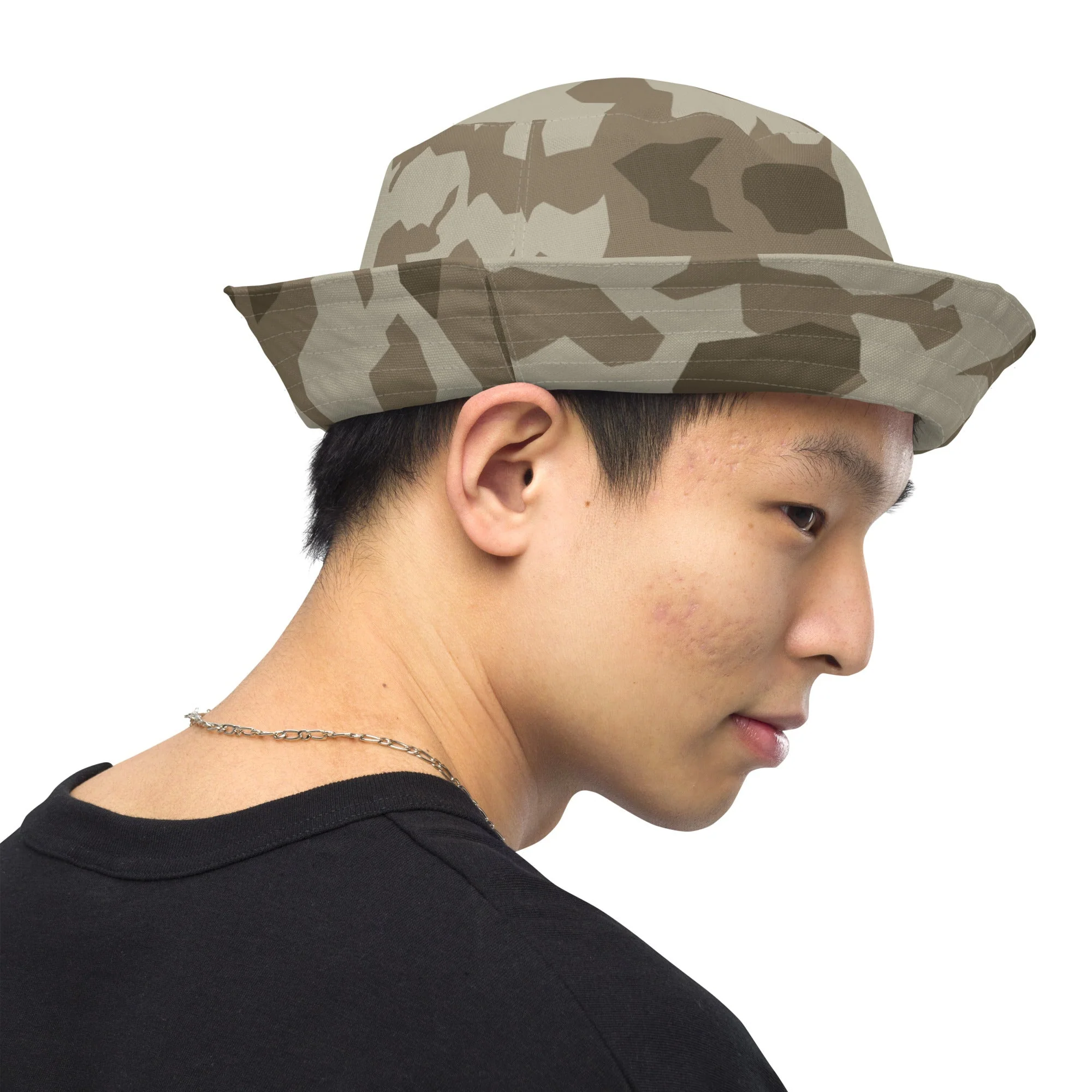 German Splittermuster Wolfenstein Afrika Korps CAMO Reversible Bucket Hat - Image 10