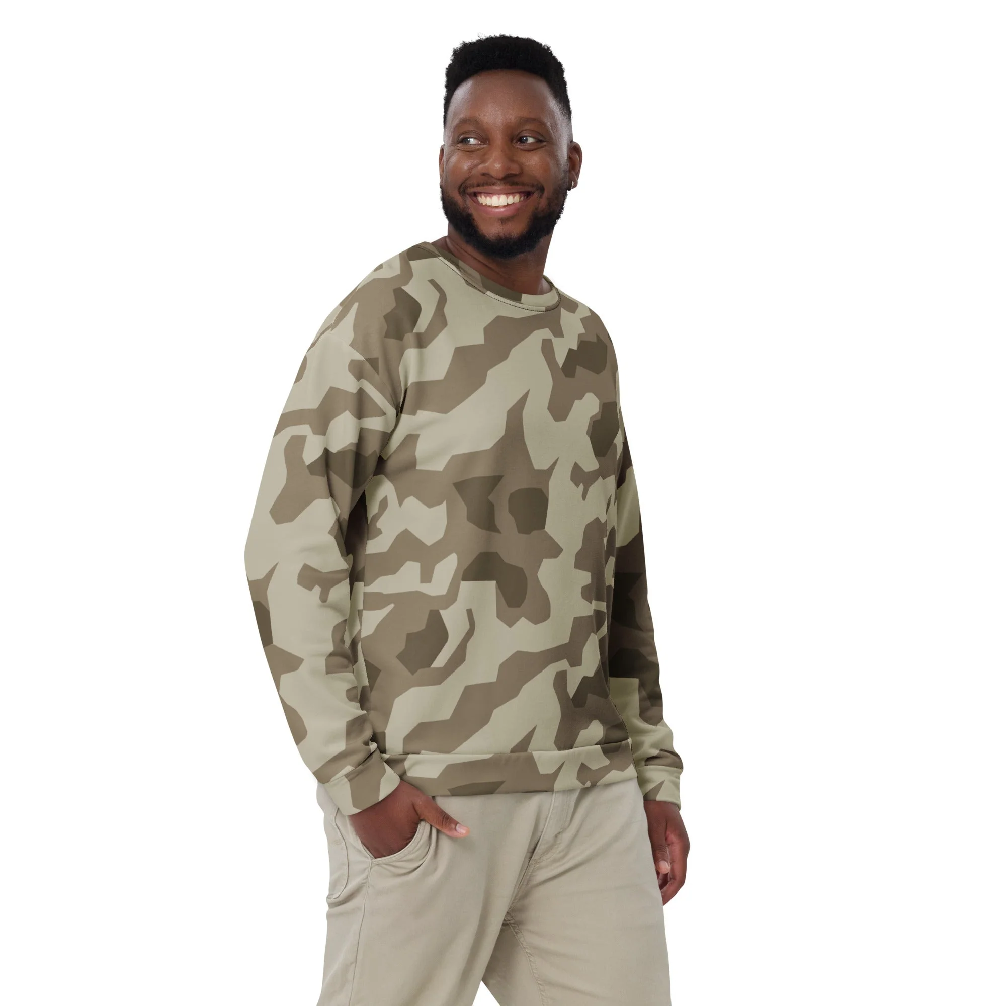 German Splittermuster Wolfenstein Afrika Korps CAMO Unisex Sweatshirt - Image 5