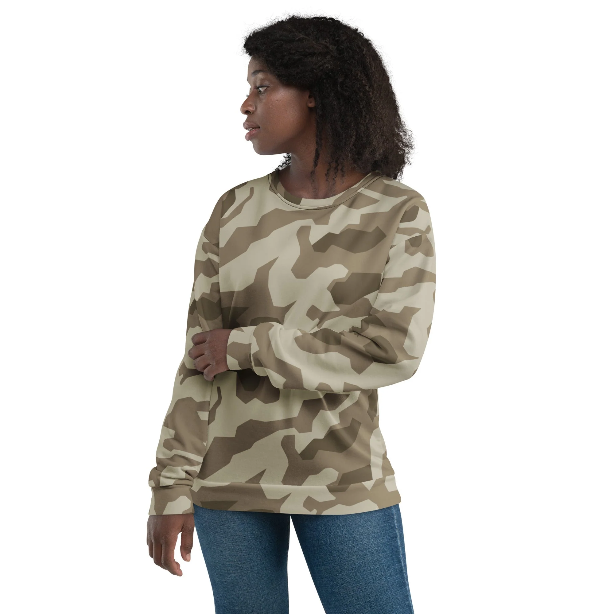 German Splittermuster Wolfenstein Afrika Korps CAMO Unisex Sweatshirt - Image 6