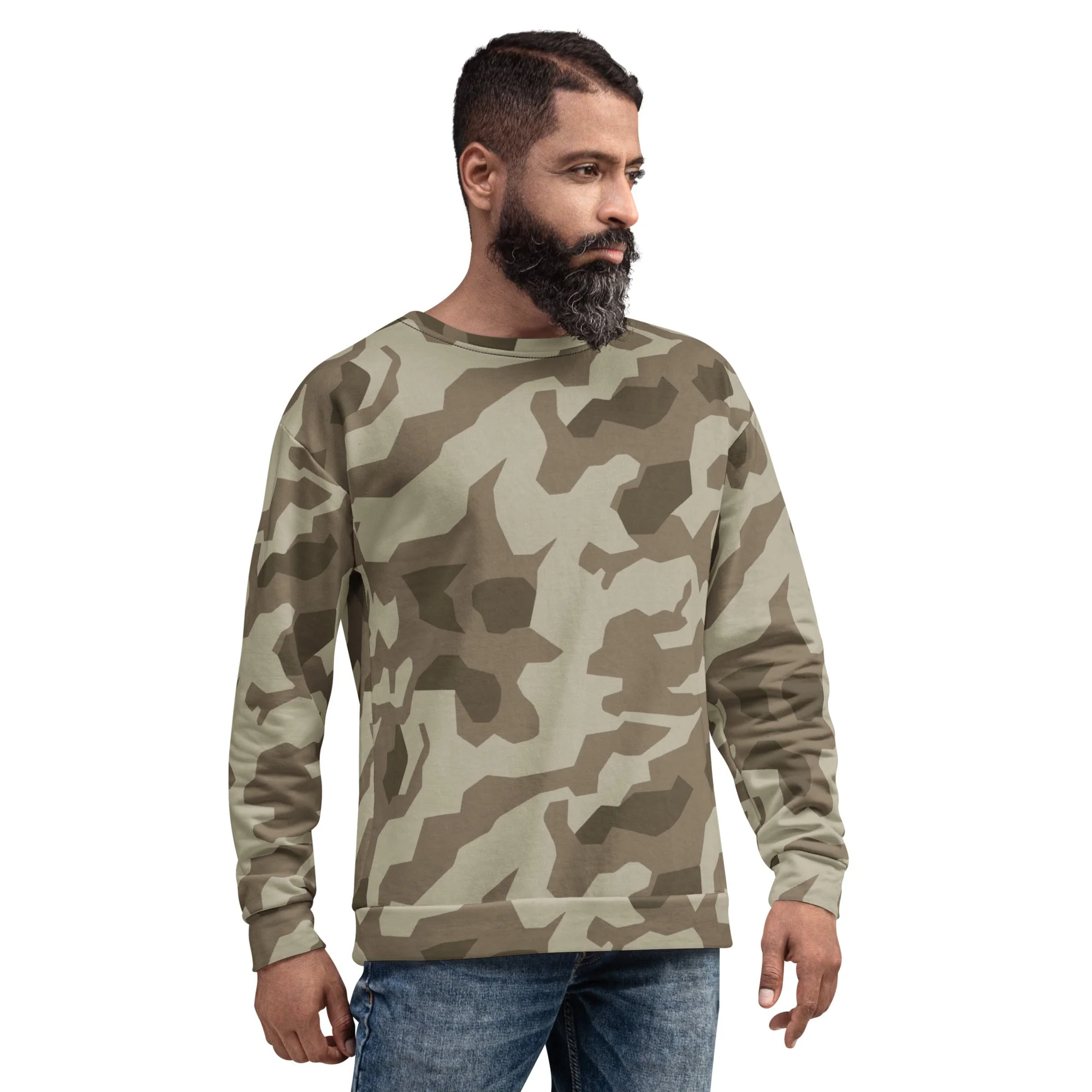 German Splittermuster Wolfenstein Afrika Korps CAMO Unisex Sweatshirt - Image 9