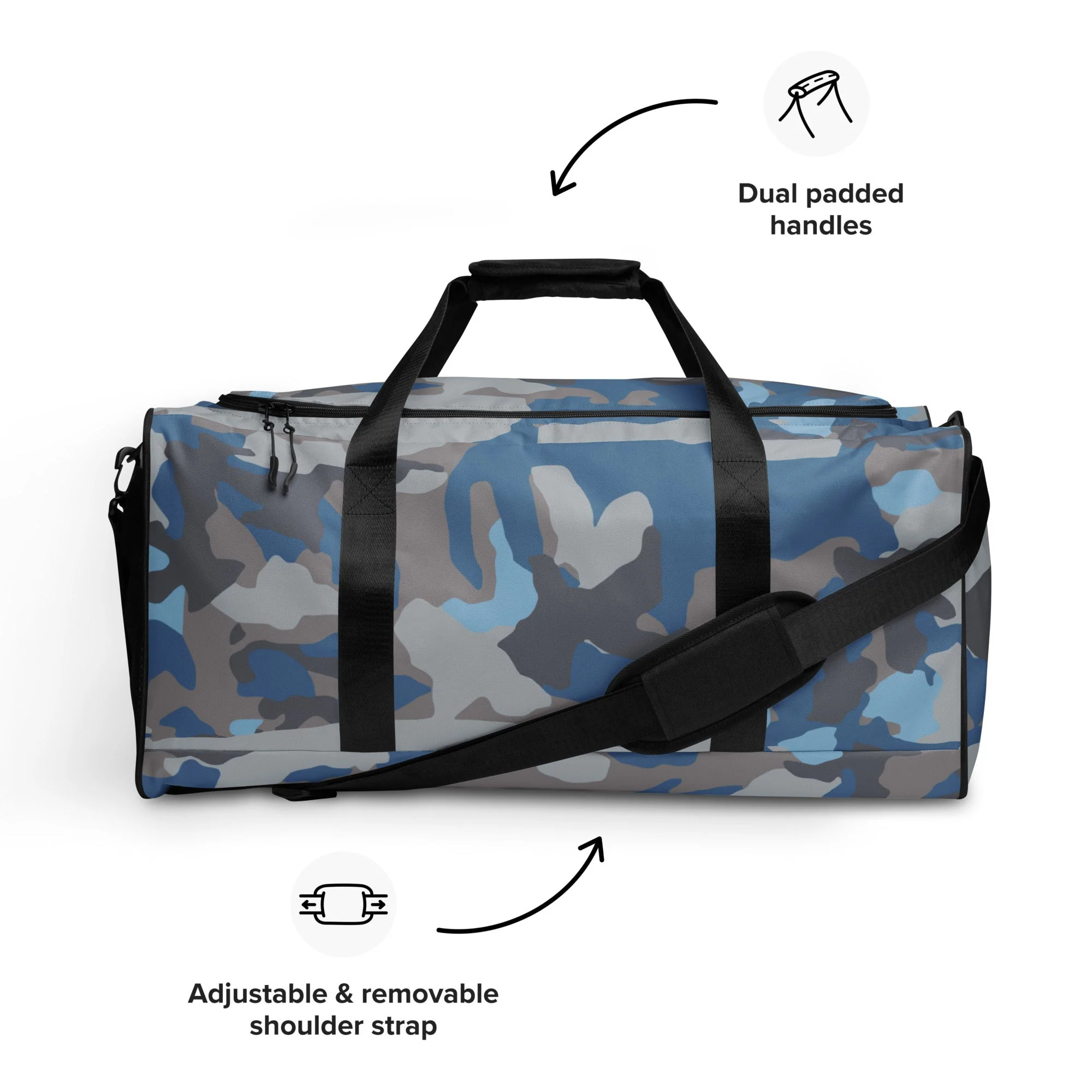 Stalker Clear Sky Video Game CAMO Duffle Bag - Image 4