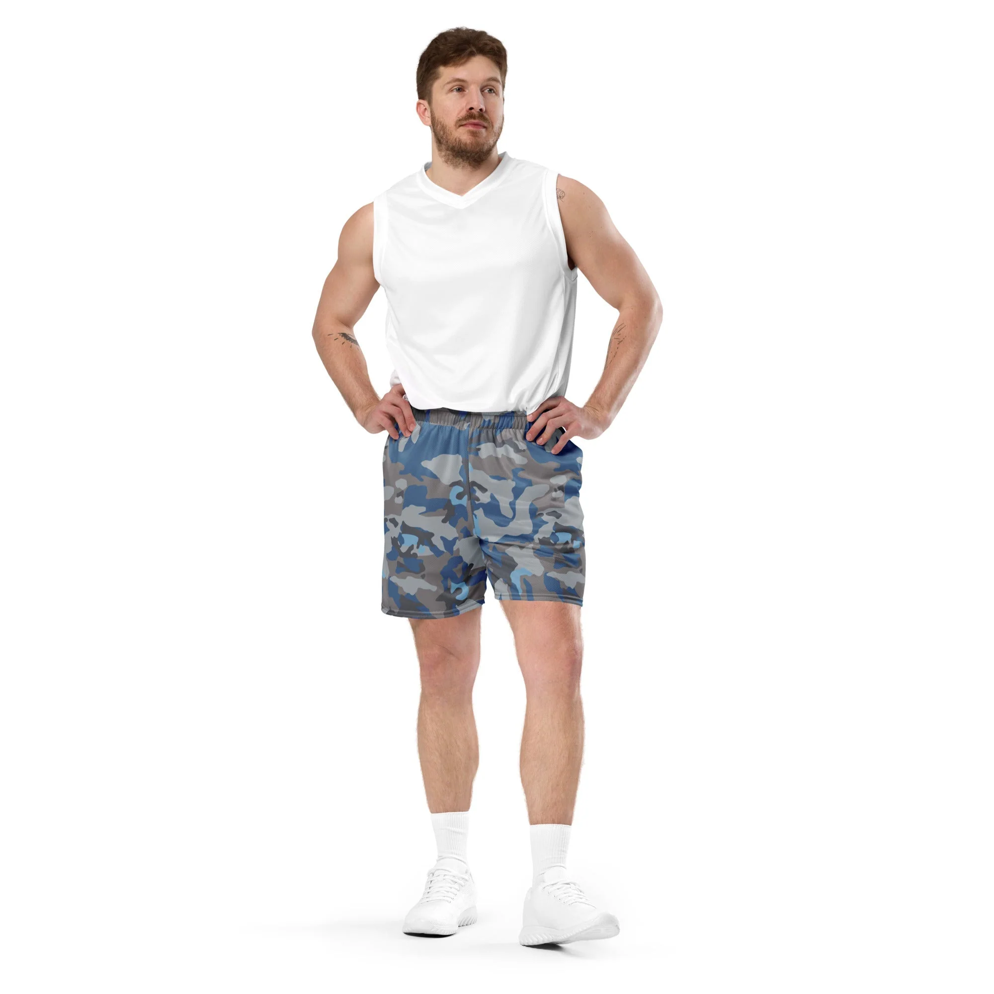 Stalker Clear Sky Video Game CAMO Unisex Mesh Shorts - Image 10
