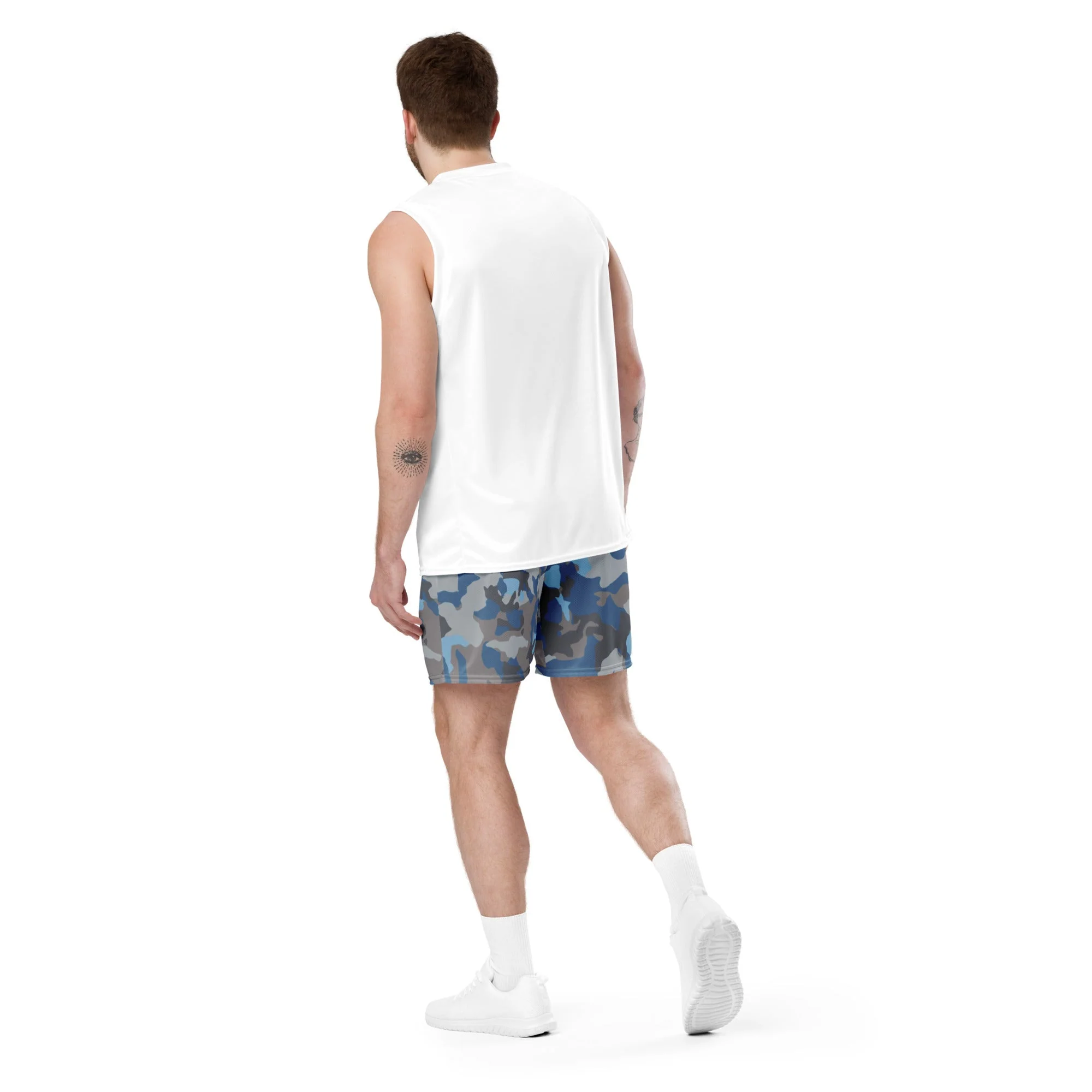 Stalker Clear Sky Video Game CAMO Unisex Mesh Shorts - Image 16