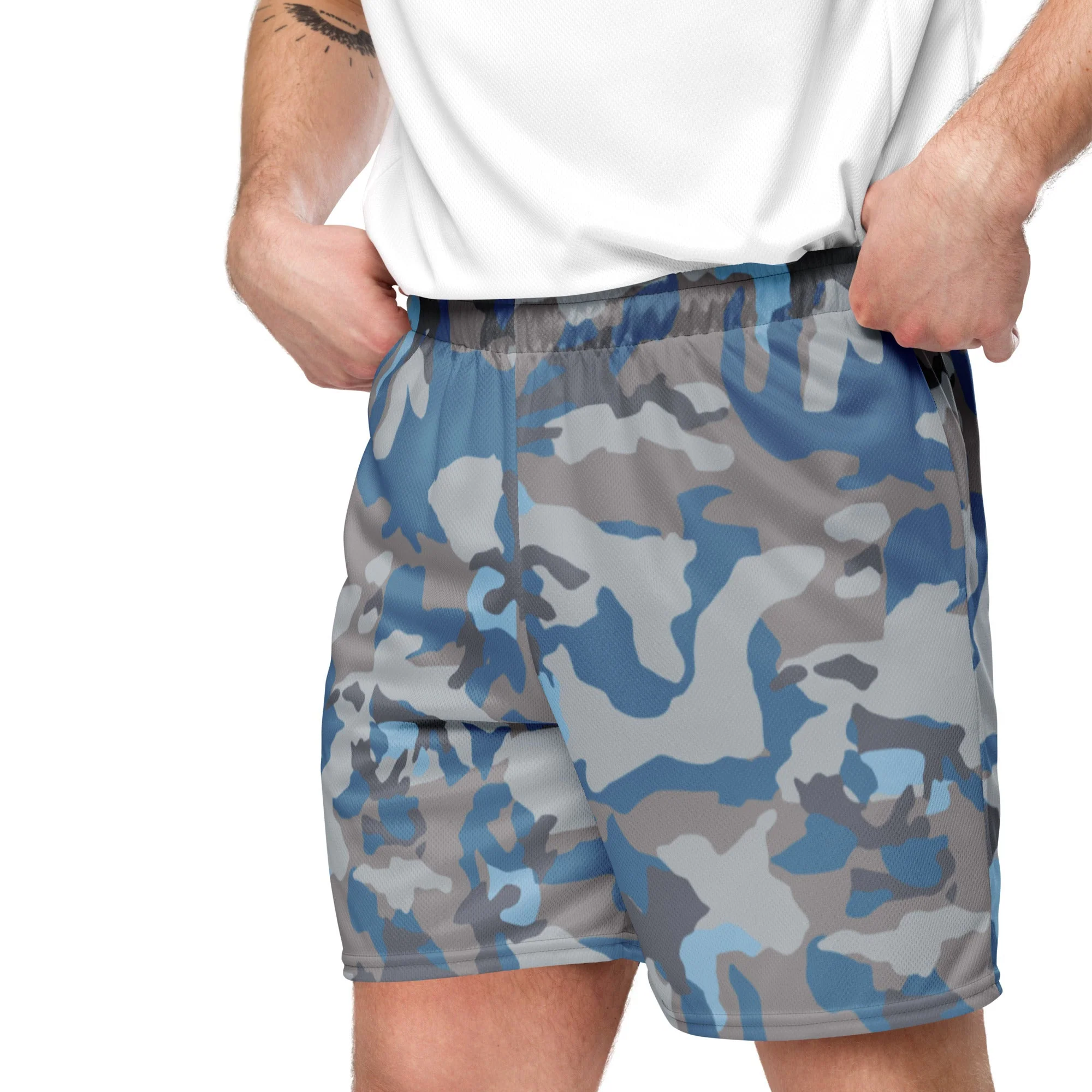Stalker Clear Sky Video Game CAMO Unisex Mesh Shorts - Image 2
