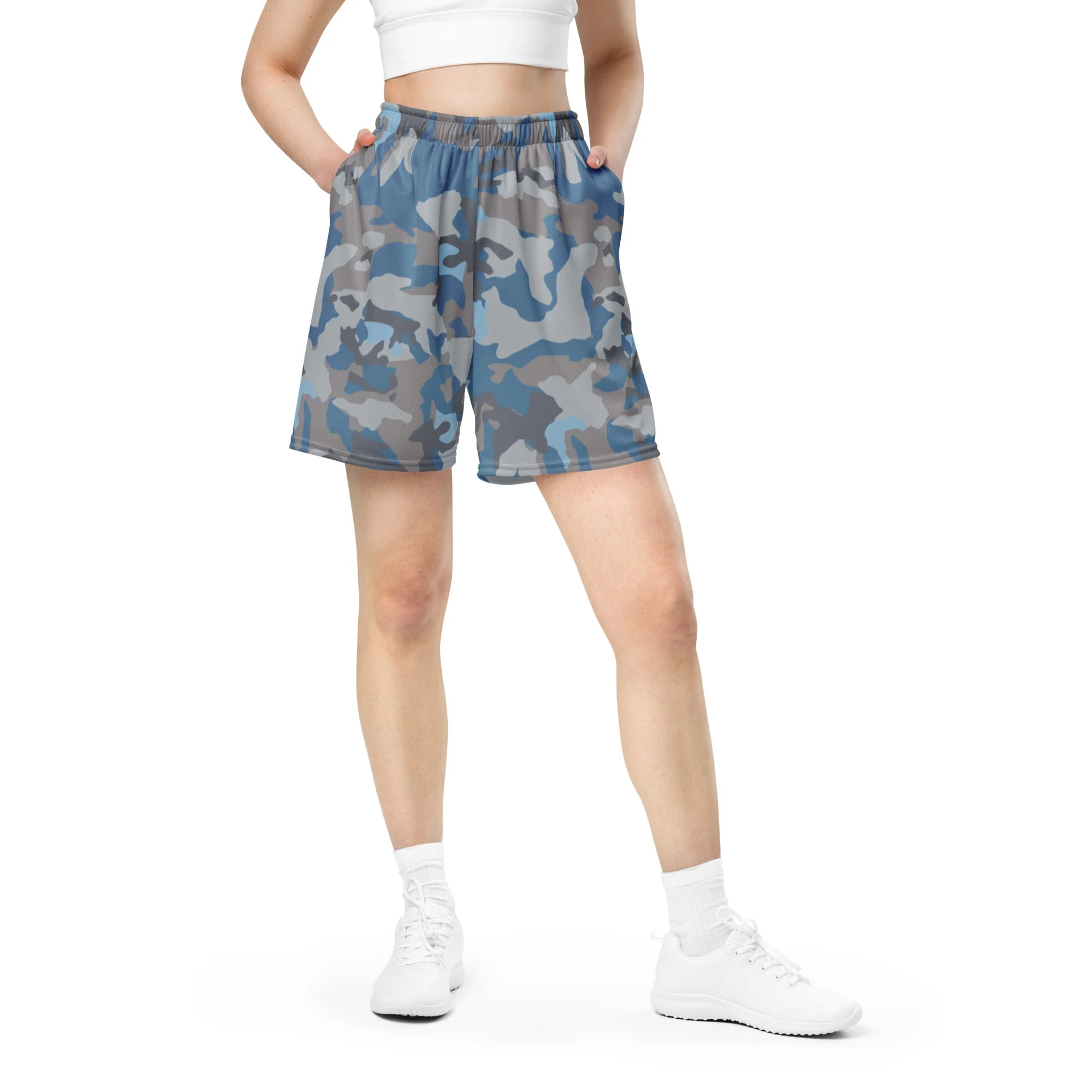 Stalker Clear Sky Video Game CAMO Unisex Mesh Shorts - Image 4