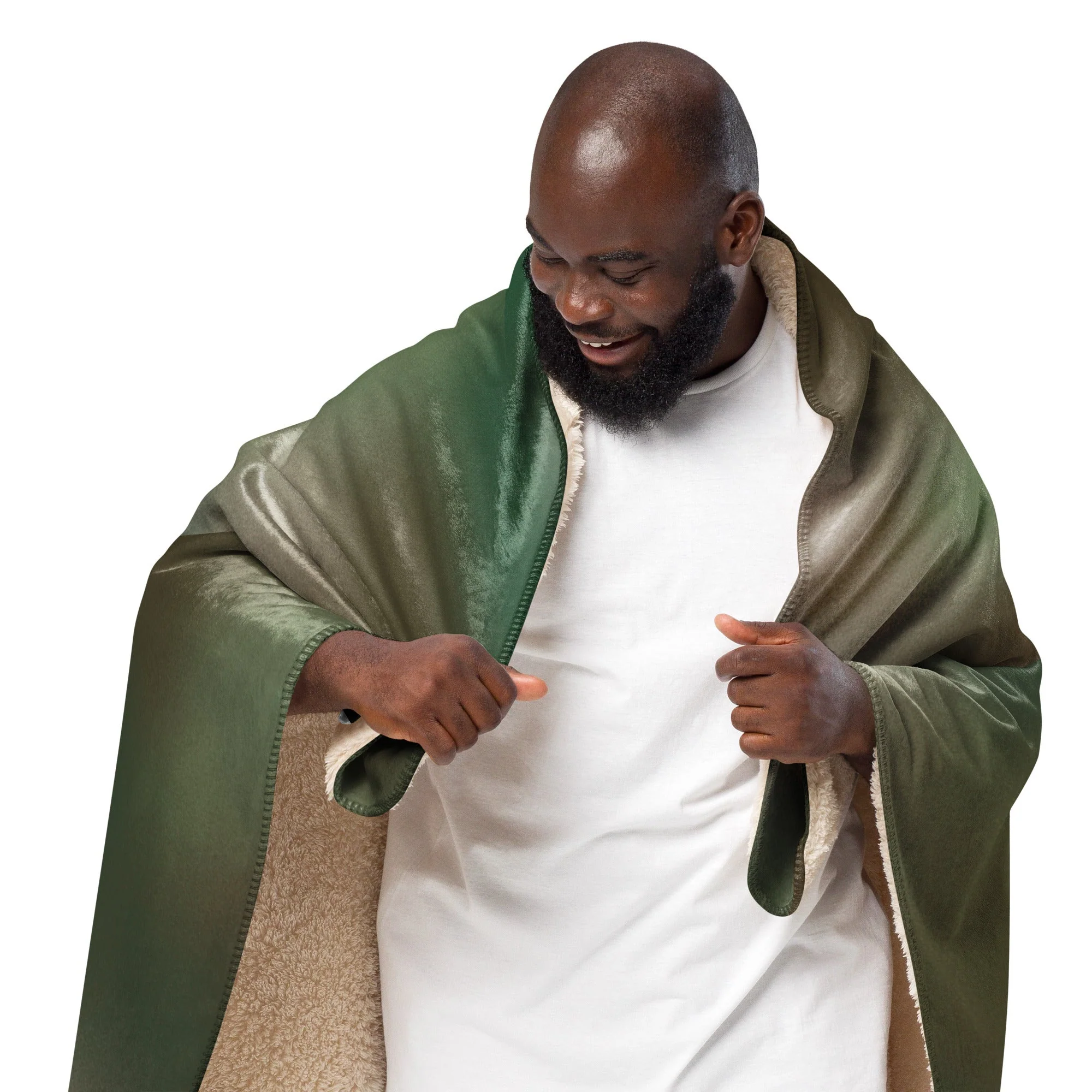 Rebel Endor Woodland CAMO Sherpa Blanket - Image 5