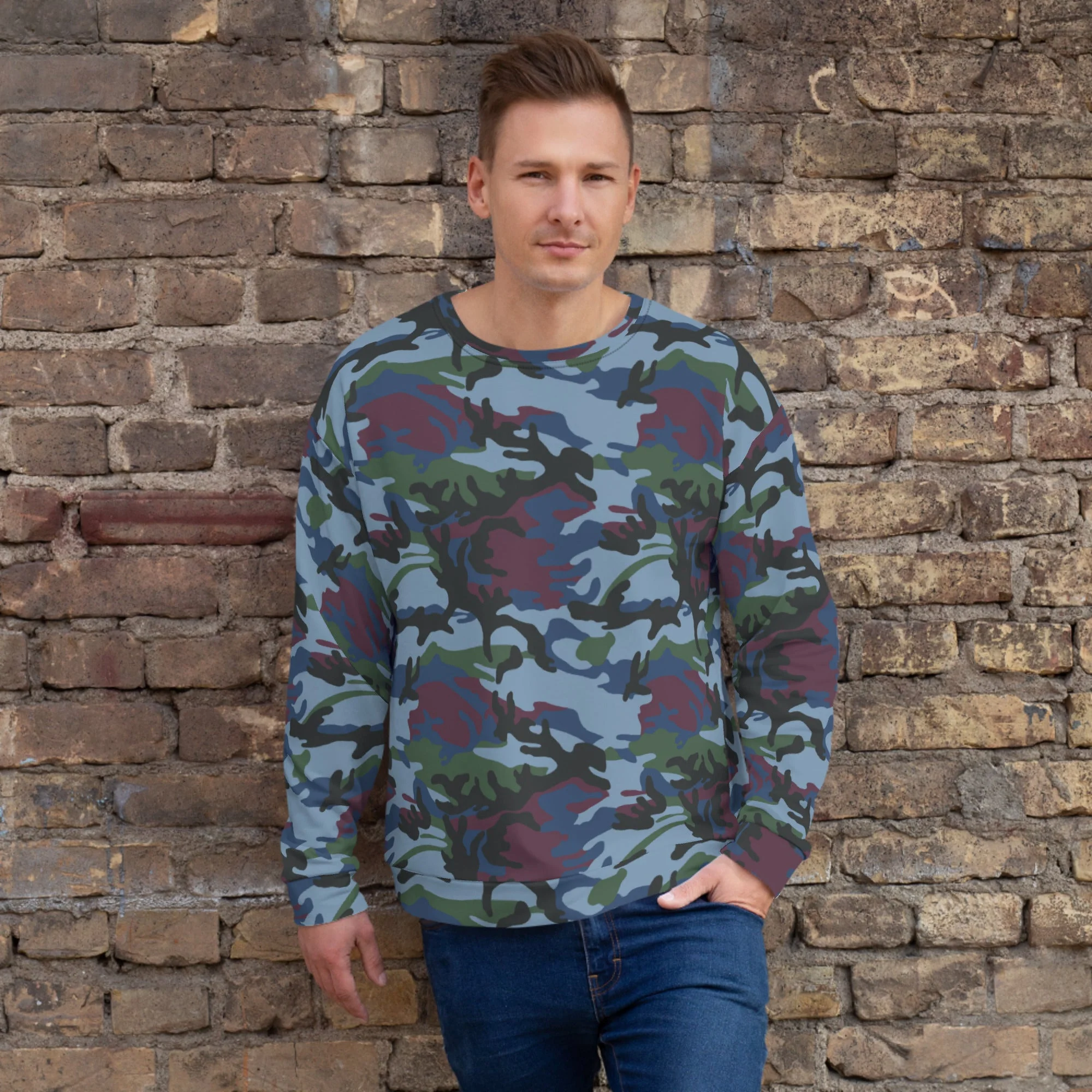 Street Fighter Allied Nations Movie CAMO Unisex Sweatshirt