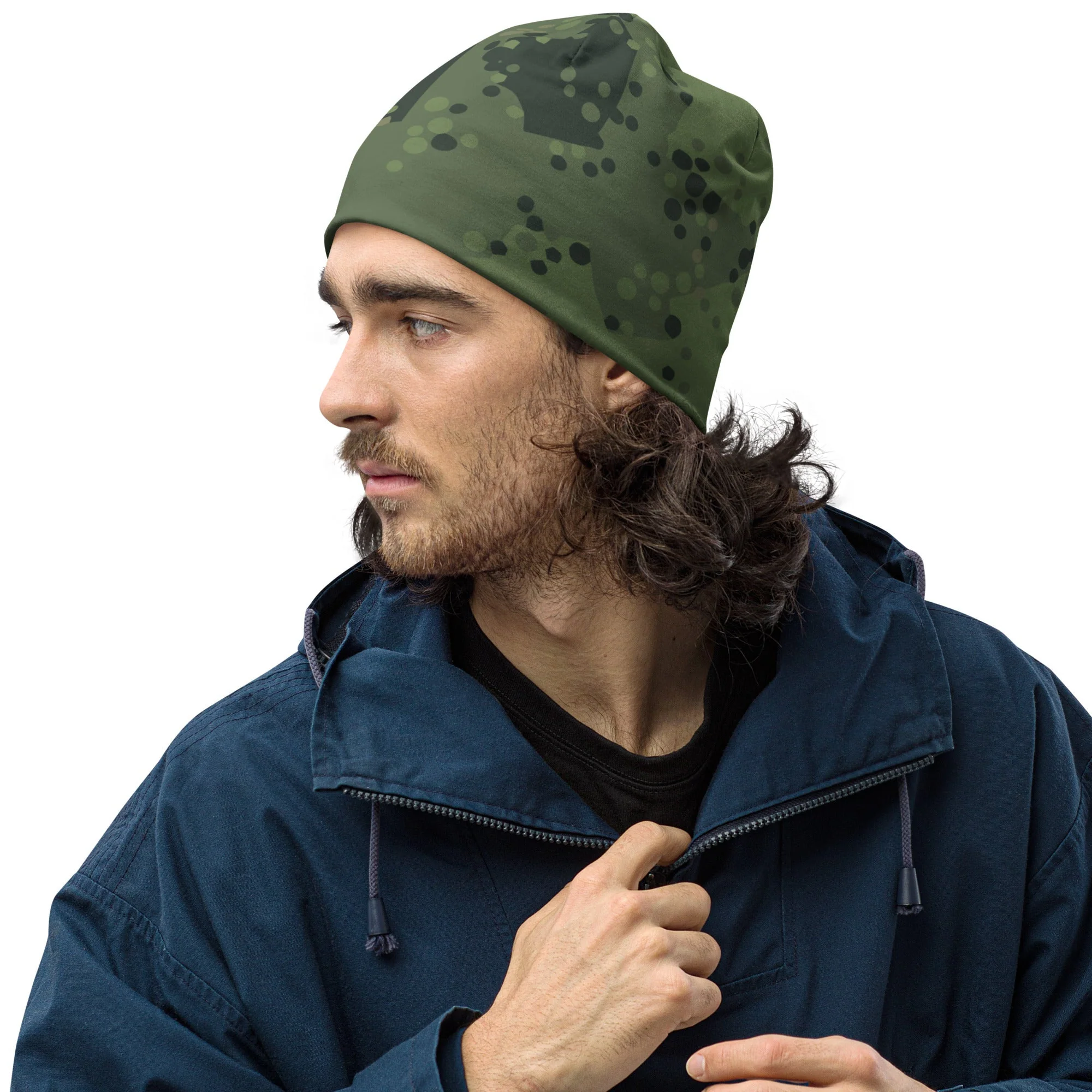 Swedish Barracuda Woodland CAMO Beanie