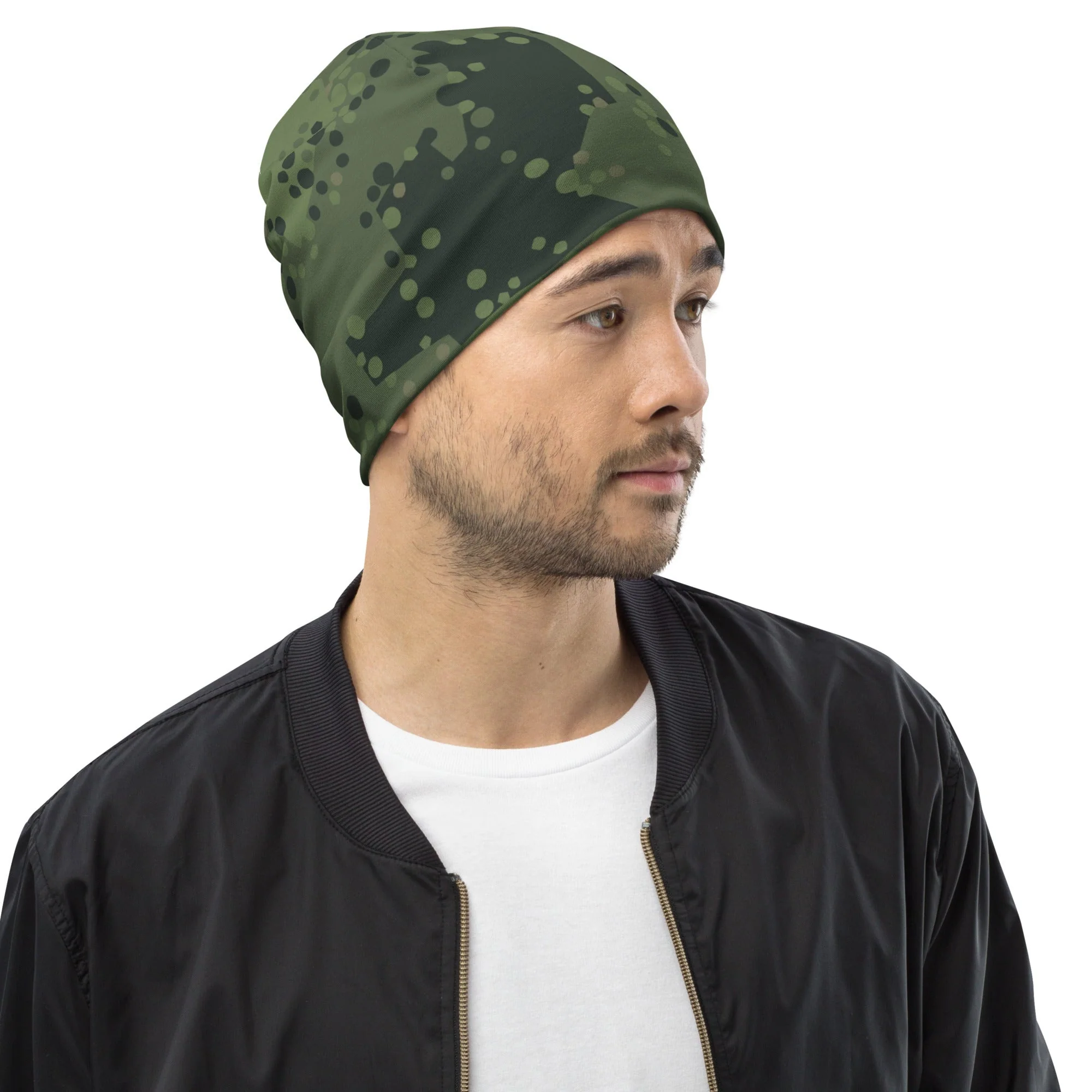 Swedish Barracuda Woodland CAMO Beanie - Image 3