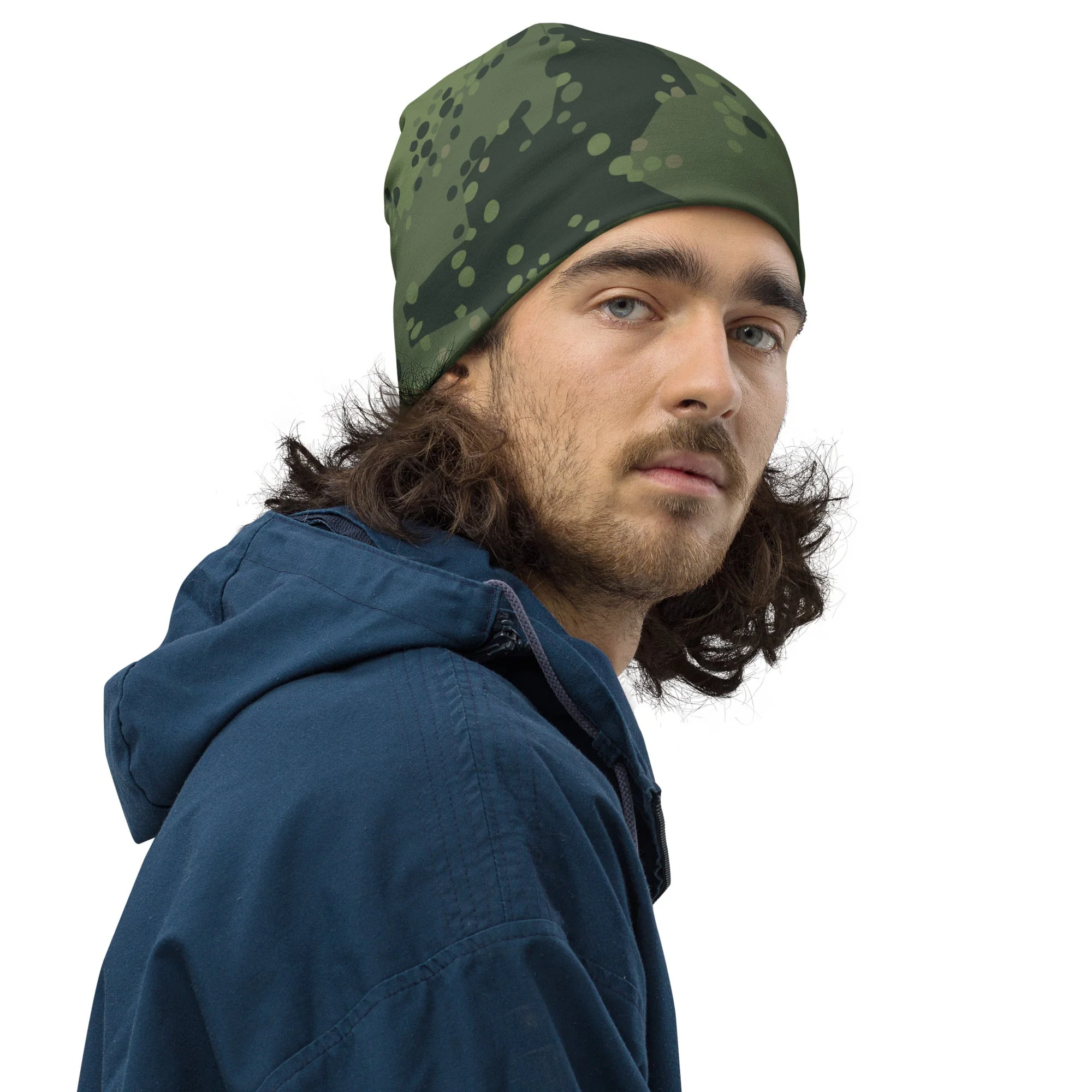 Swedish Barracuda Woodland CAMO Beanie - Image 9