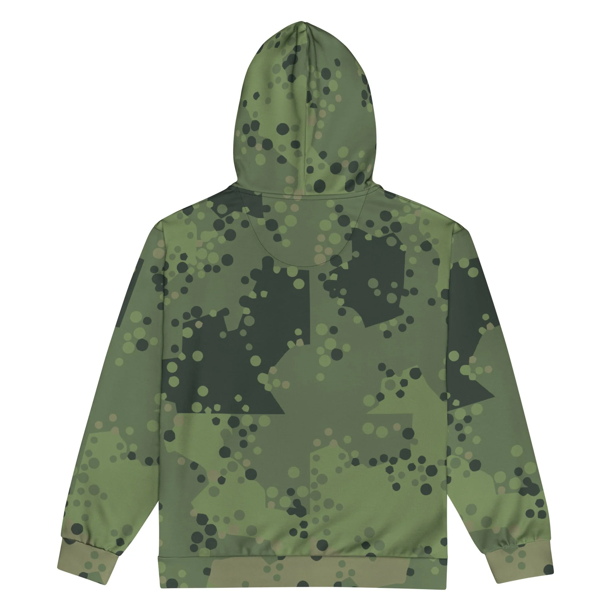 Swedish Barracuda Woodland CAMO Unisex Zip Hoodie - Image 10