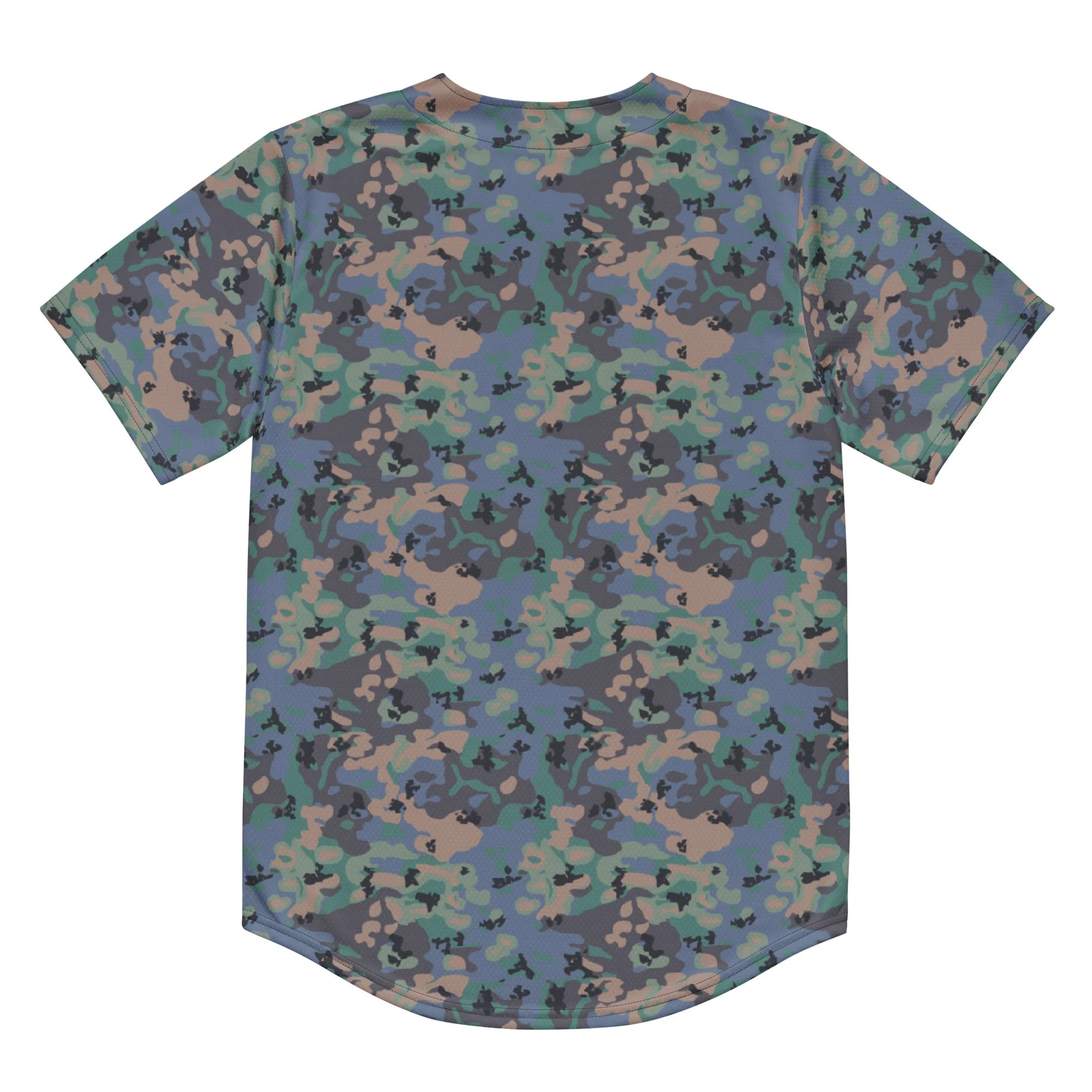 Swedish Experimental CAMO Unisex Baseball Jersey - Image 13