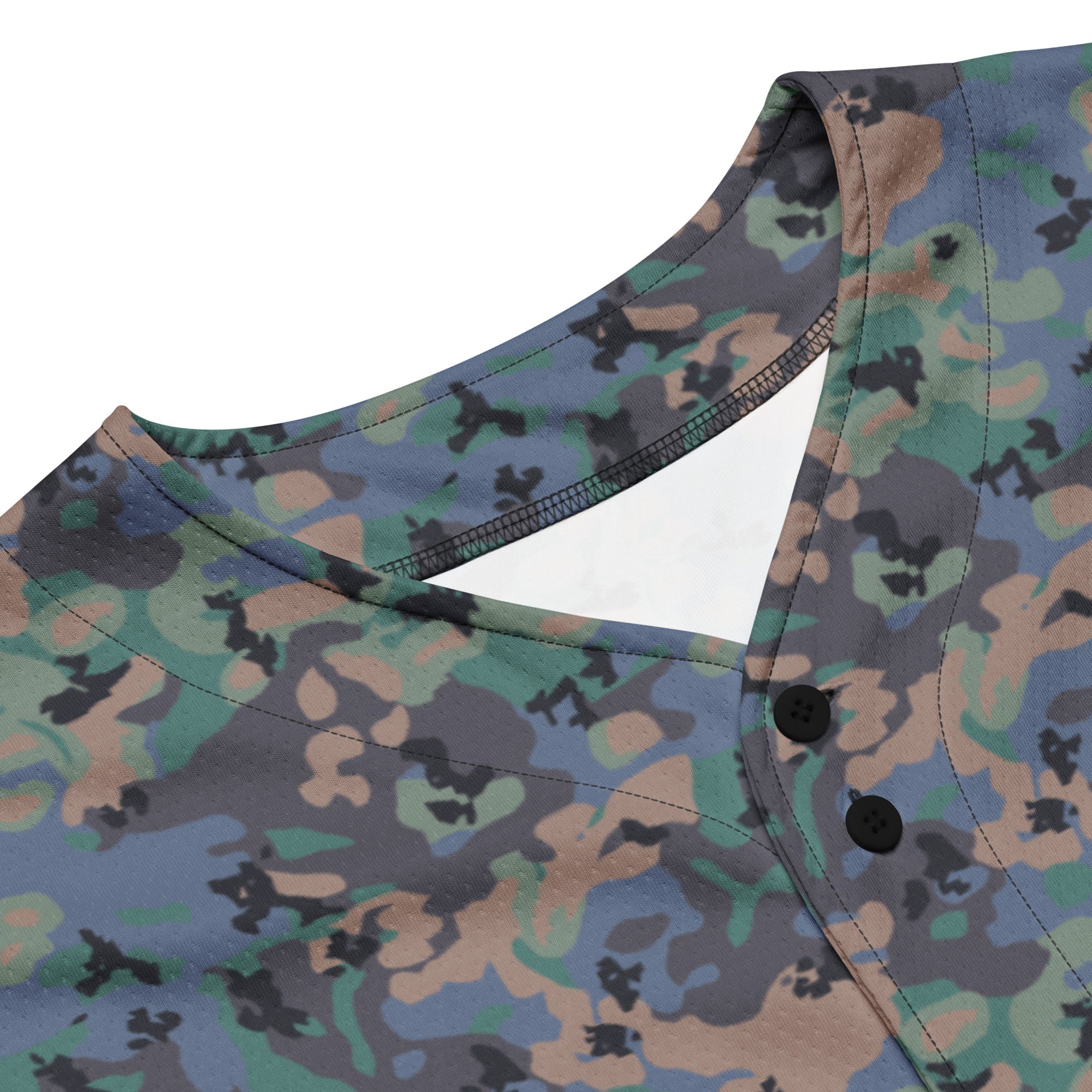 Swedish Experimental CAMO Unisex Baseball Jersey - Image 15