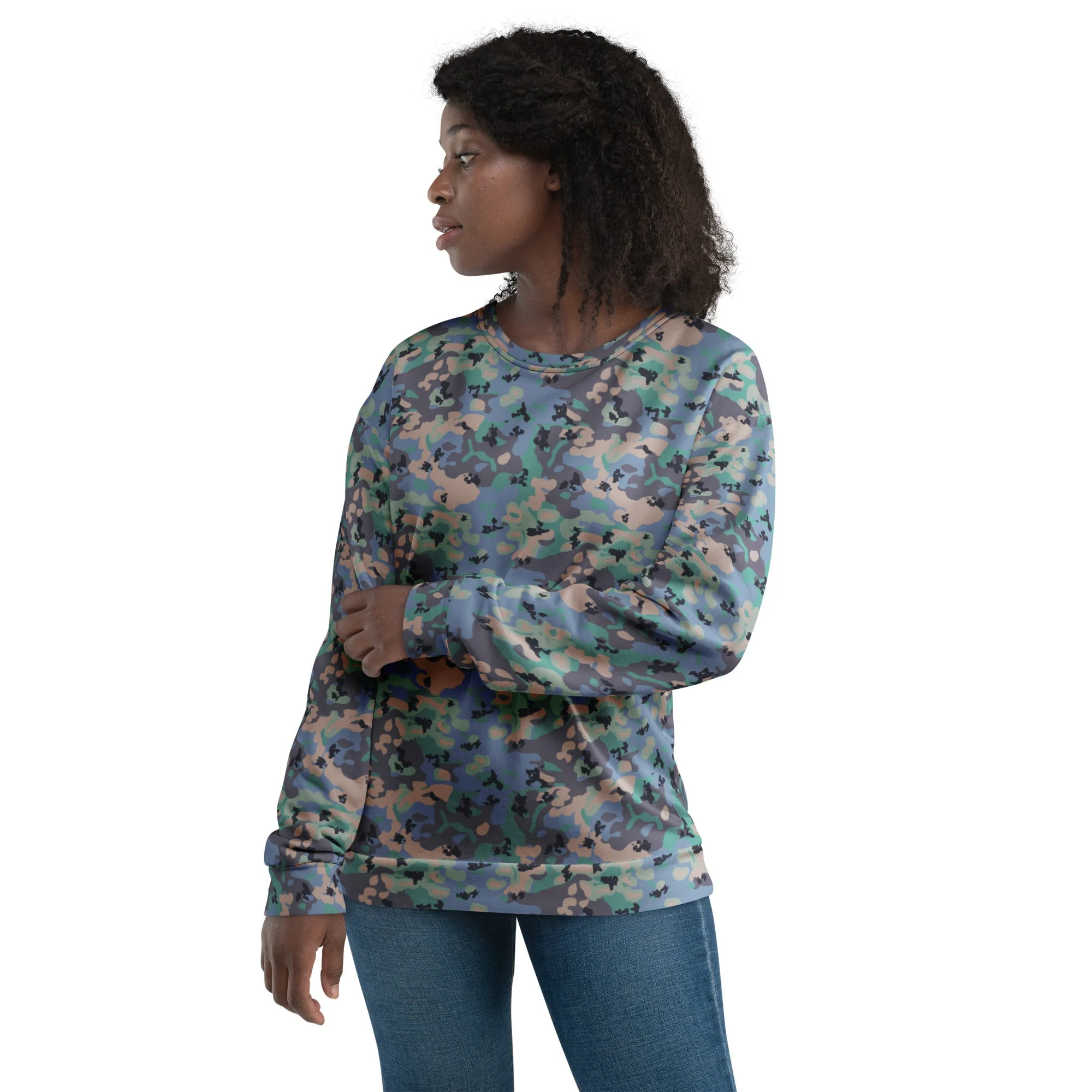 Swedish Experimental CAMO Unisex Sweatshirt - Image 6
