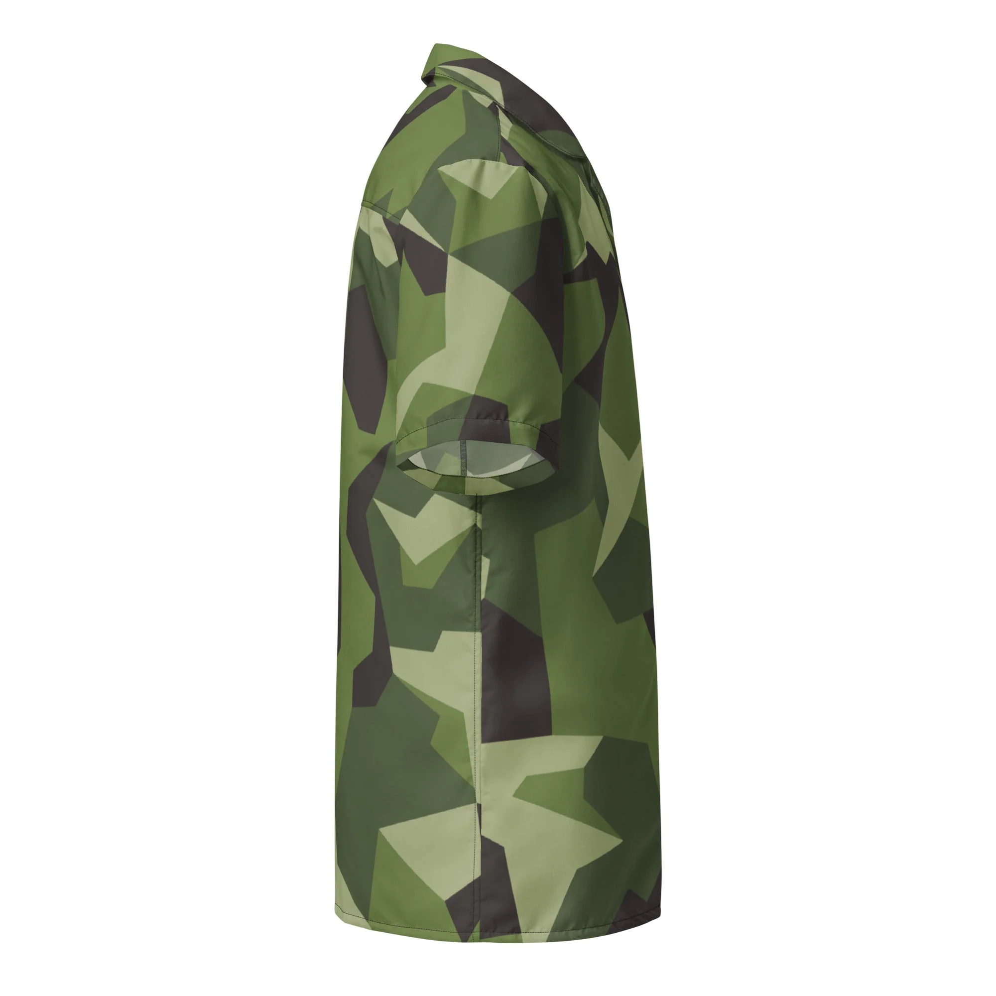 Swedish M90 CAMO Unisex Short-Sleeve Button Shirt - Image 10
