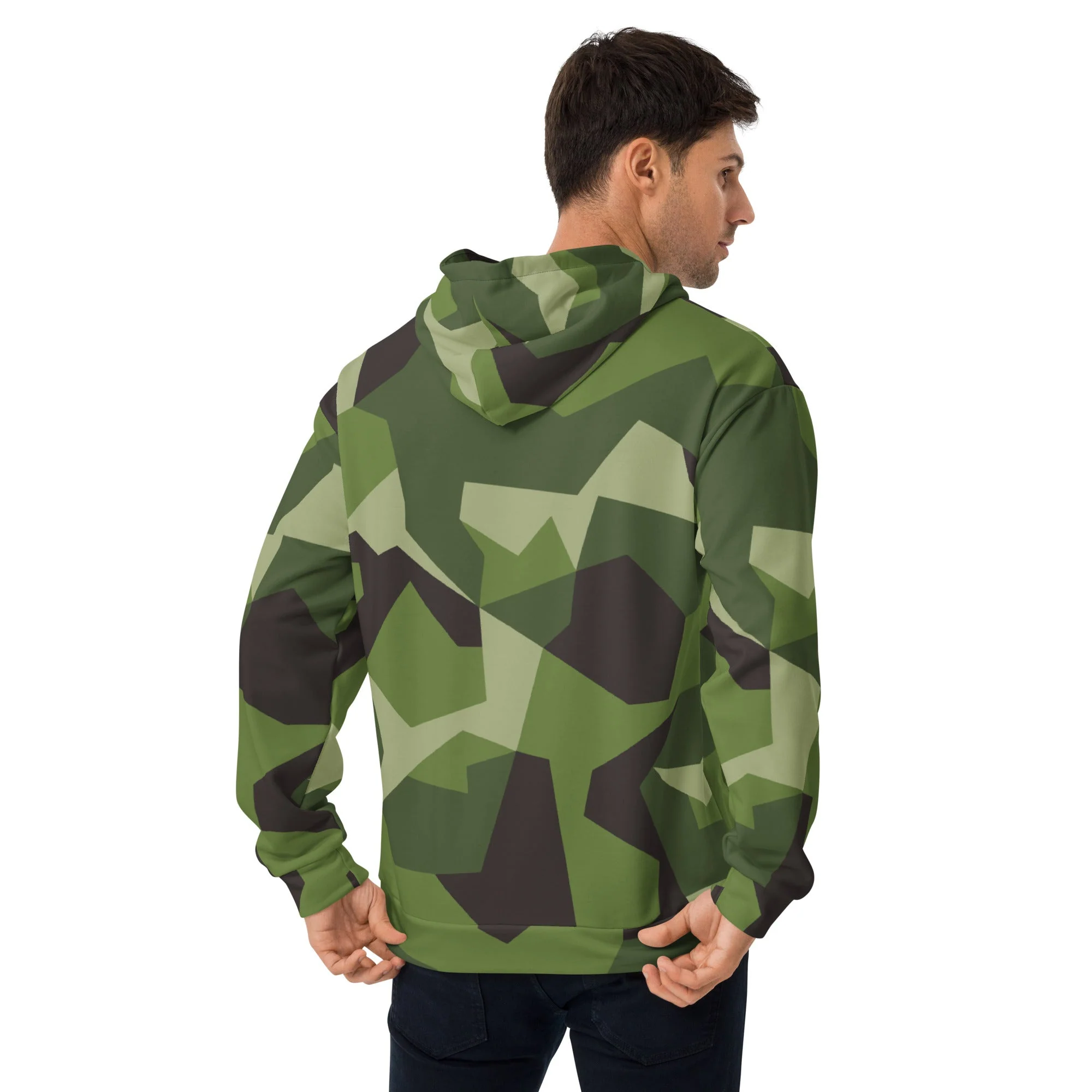 Swedish M90 CAMO Unisex Hoodie - Image 3