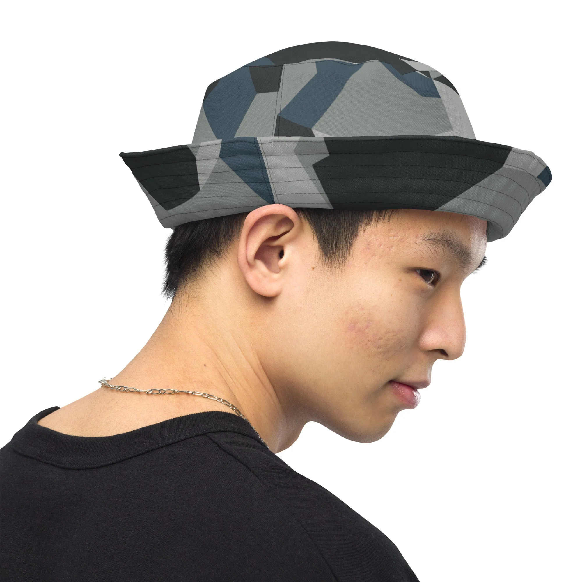 Swedish M90 Urban CAMO Reversible Bucket Hat - Image 11