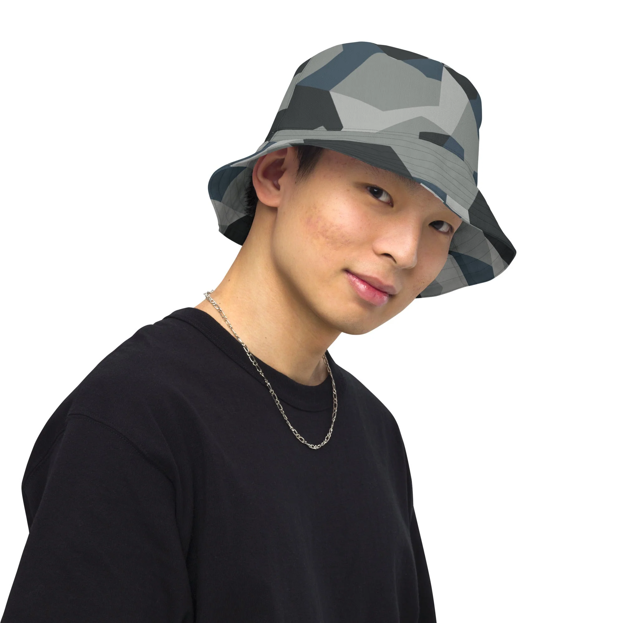 Swedish M90 Urban CAMO Reversible Bucket Hat - Image 12