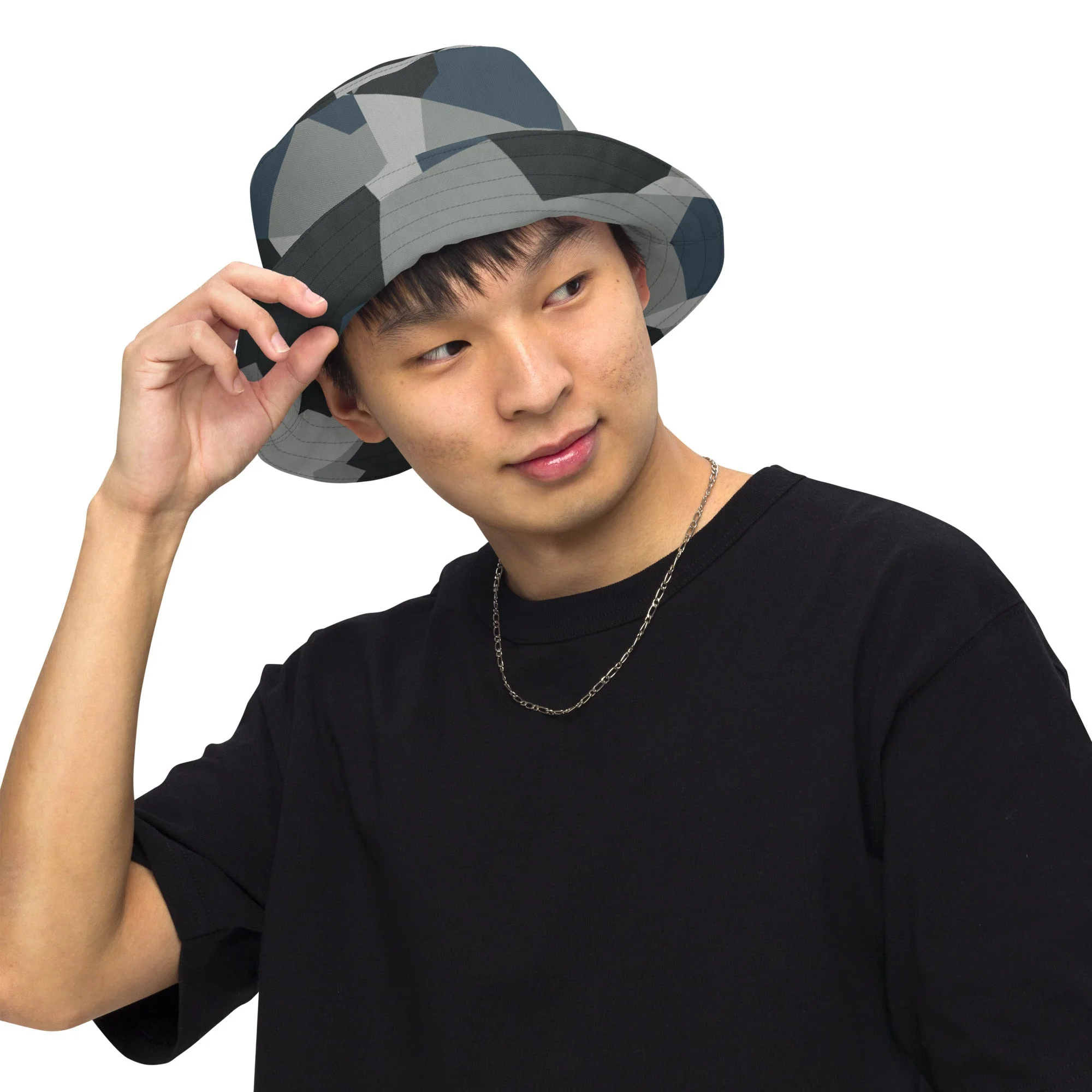 Swedish M90 Urban CAMO Reversible Bucket Hat - Image 3