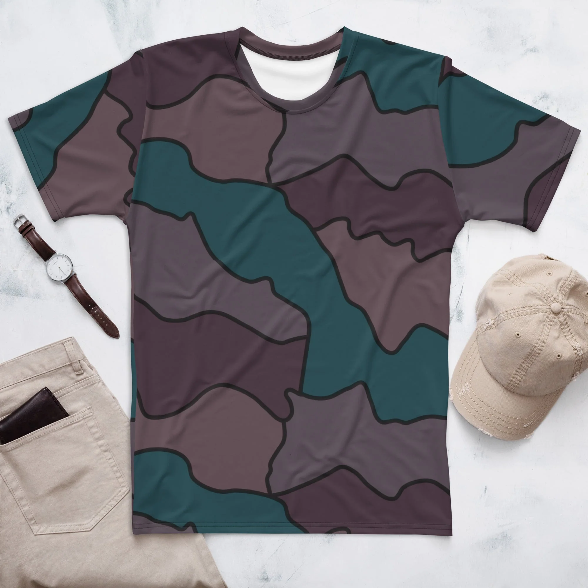 Swedish Quarter Shelter 1960 CAMO Mens T-Shirt